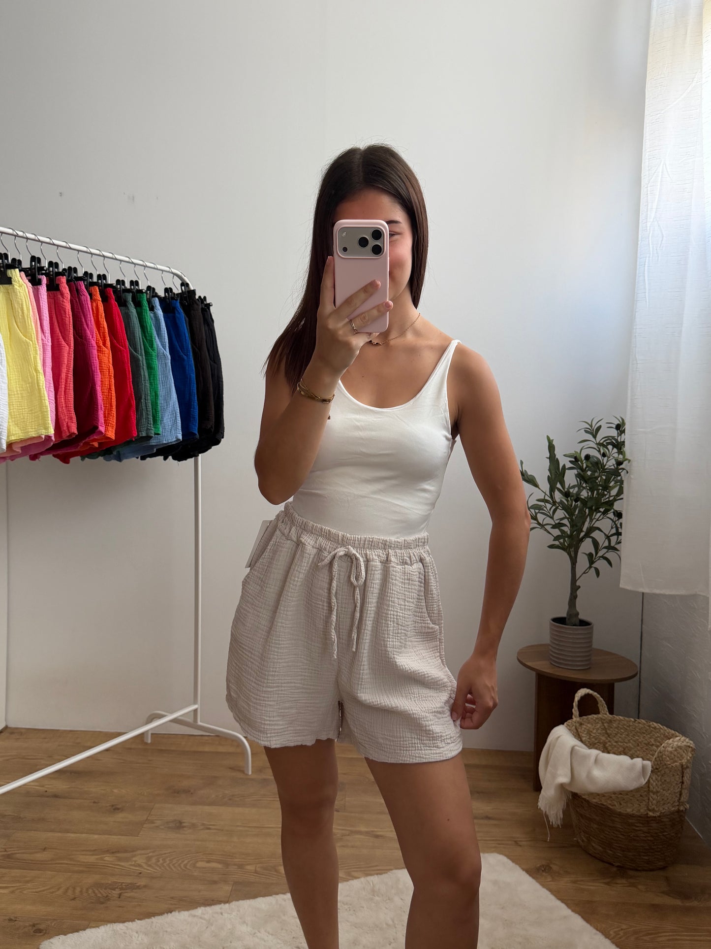 Short gaze de coton - (18 coloris) Paula