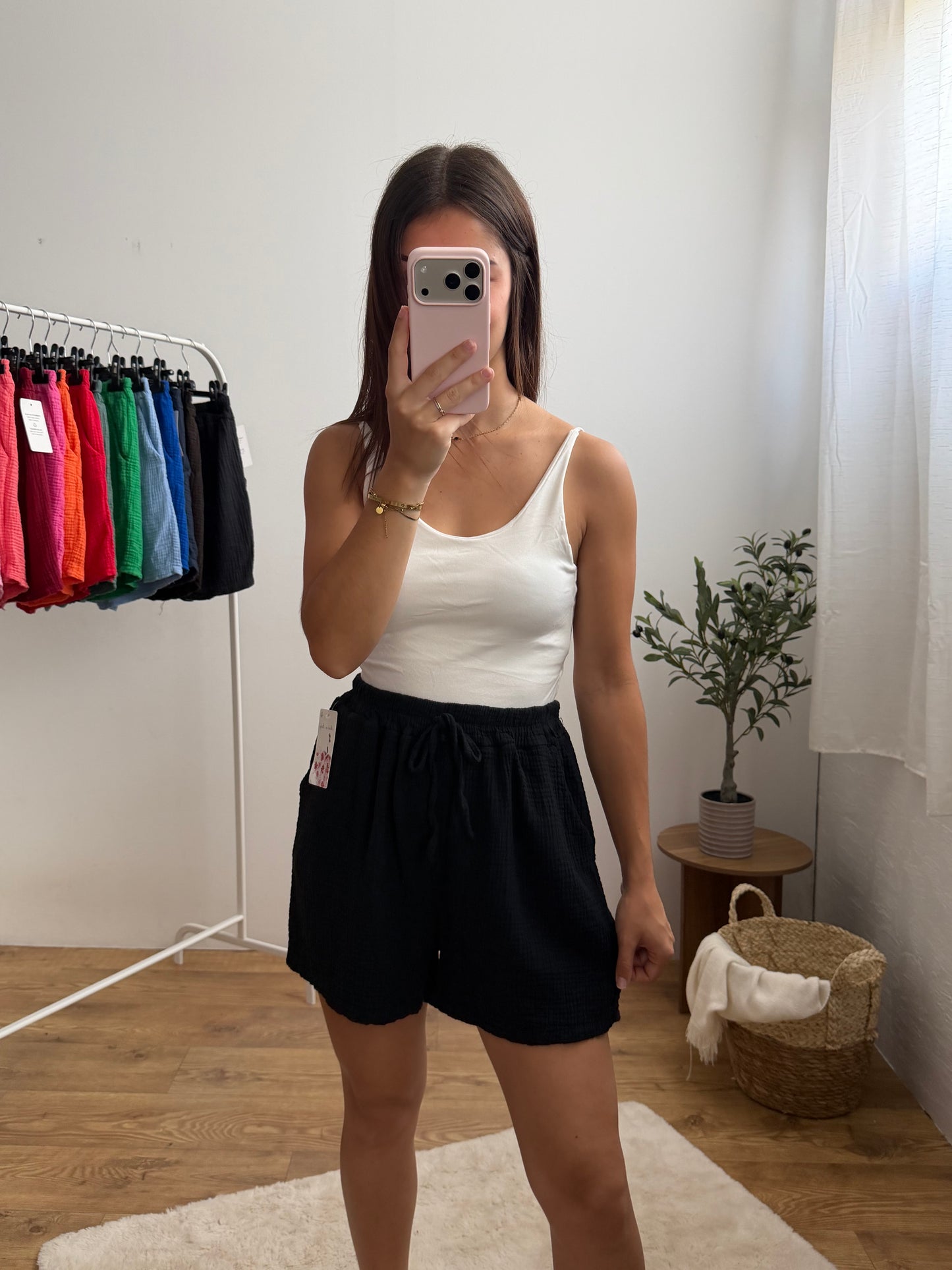 Short gaze de coton - (18 coloris) Paula