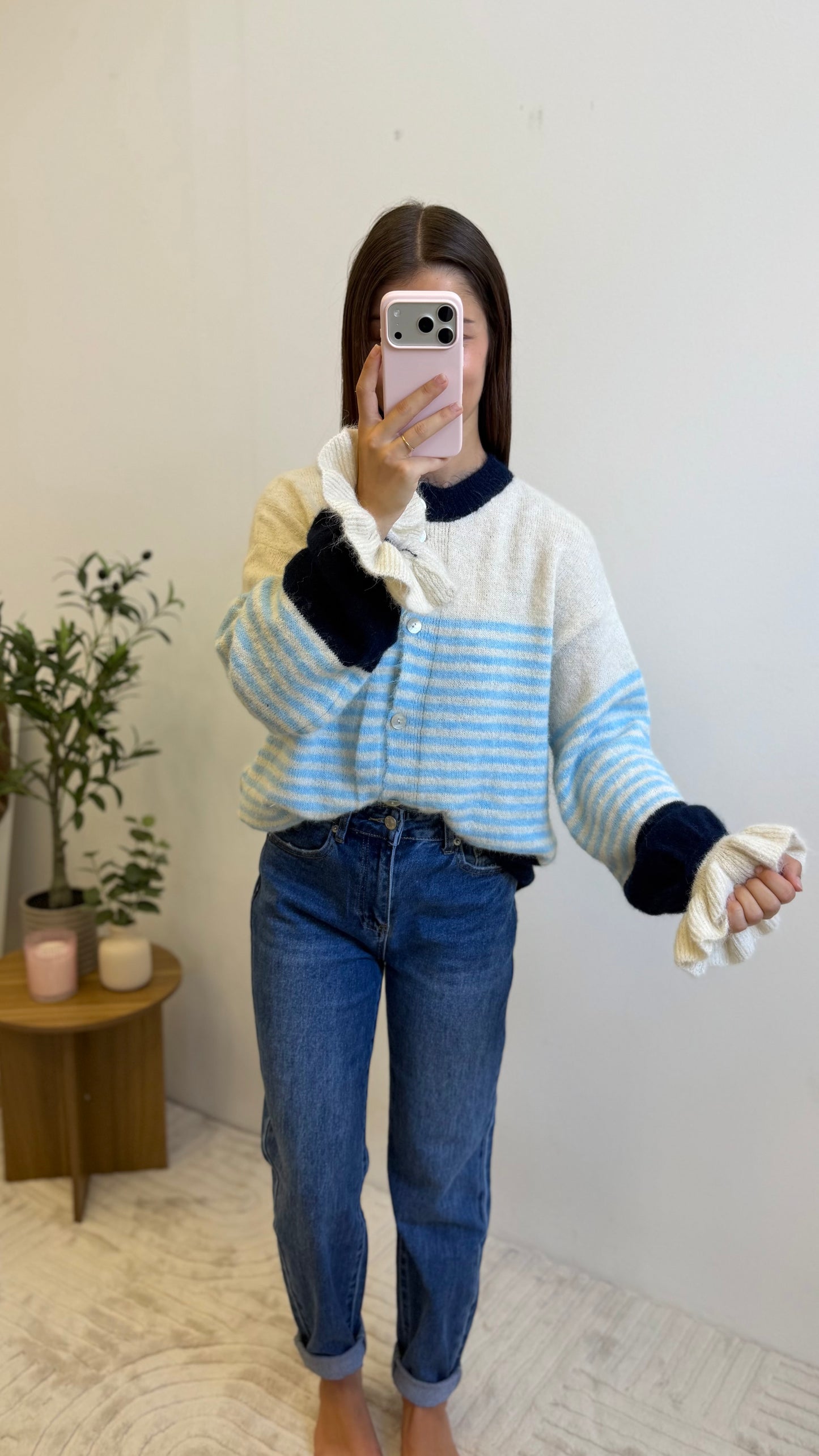 Gilet Jeanne - Bleu Paula