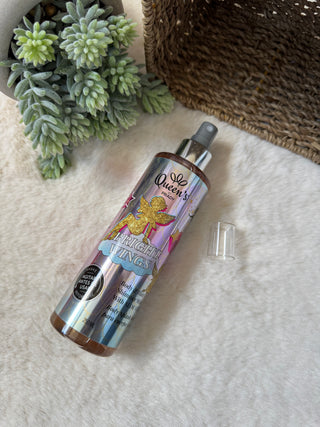Brume parfumée paillettés