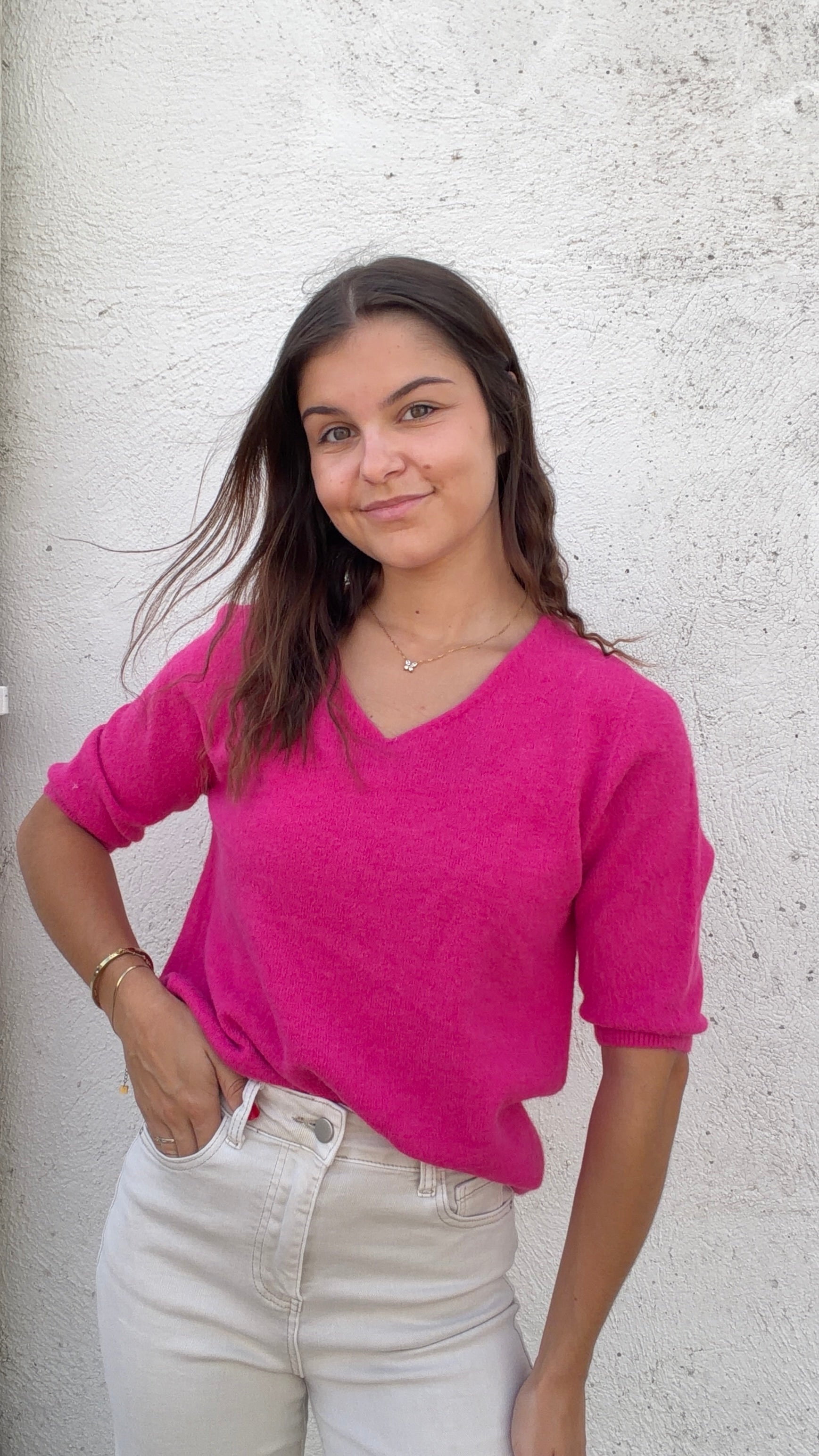 Pull Romy - Fuchsia Paula