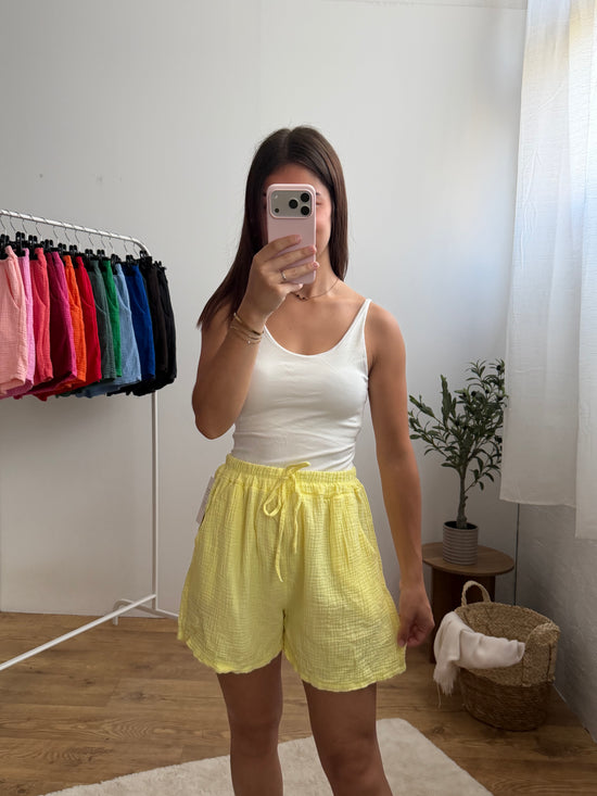 Short gaze de coton - (18 coloris) Paula