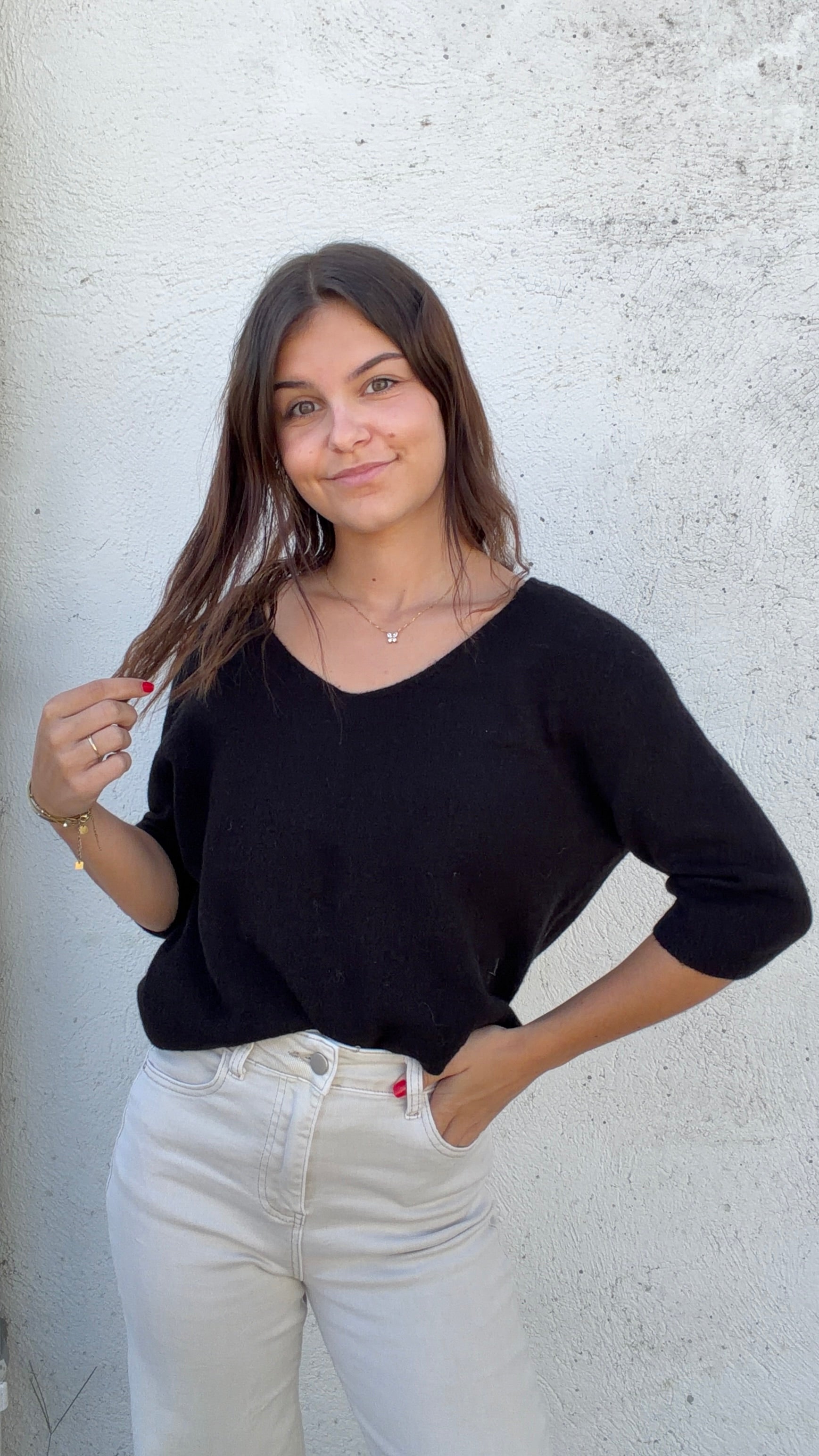 Pull Romy - Noir Paula
