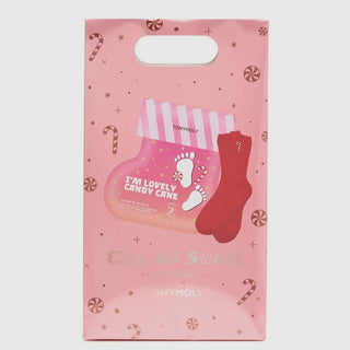 Ensemble masque et chaussettes Cozy Candy Cane