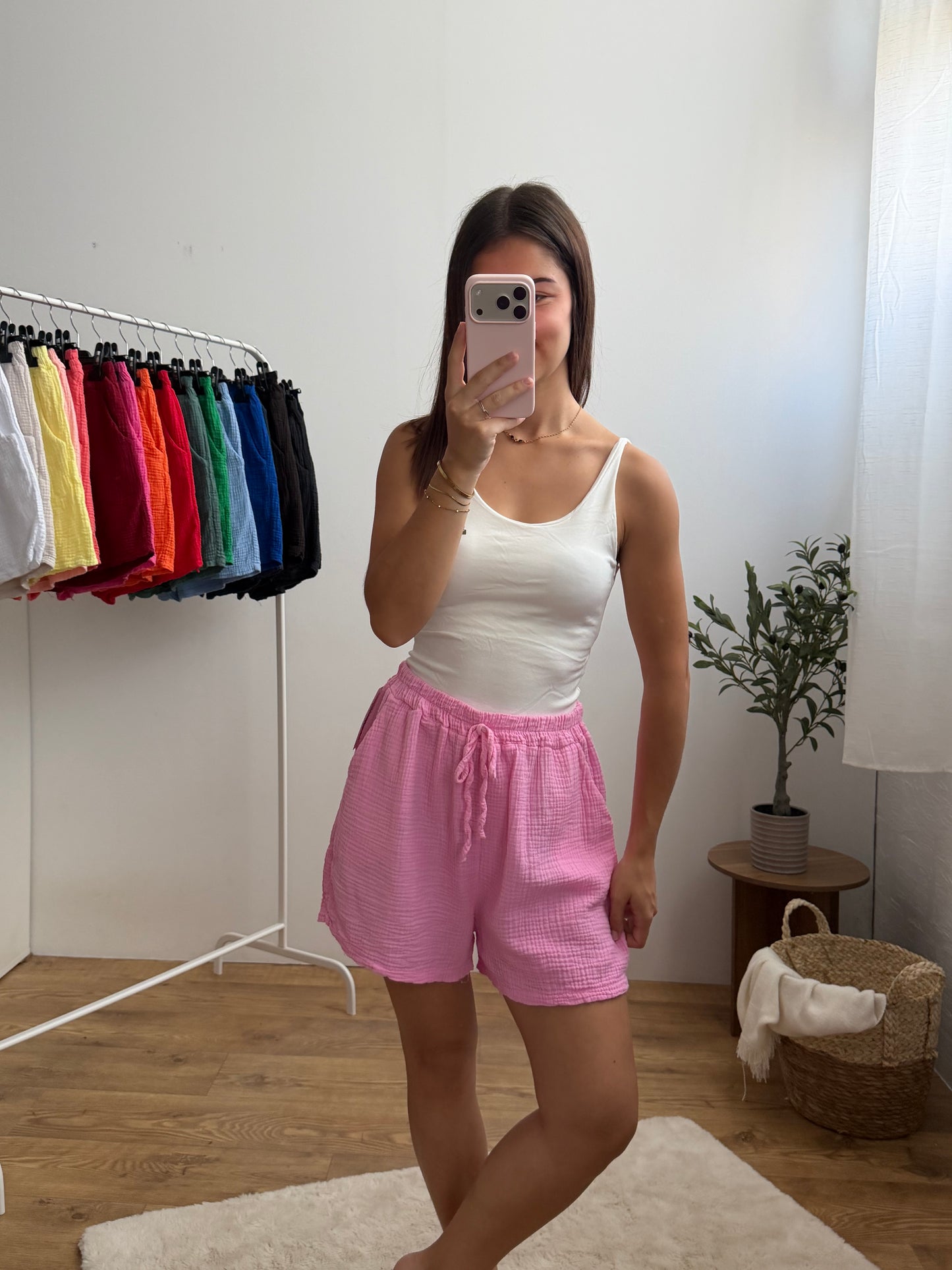 Short gaze de coton - (18 coloris) Paula