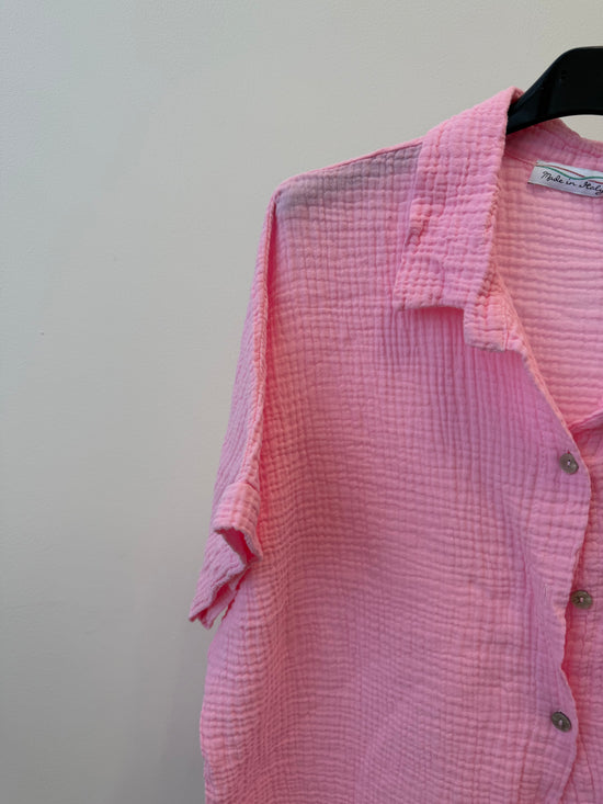 Chemise gaze de coton (13 coloris) Paula