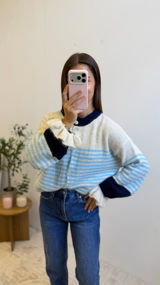 Gilet Jeanne - Bleu Paula