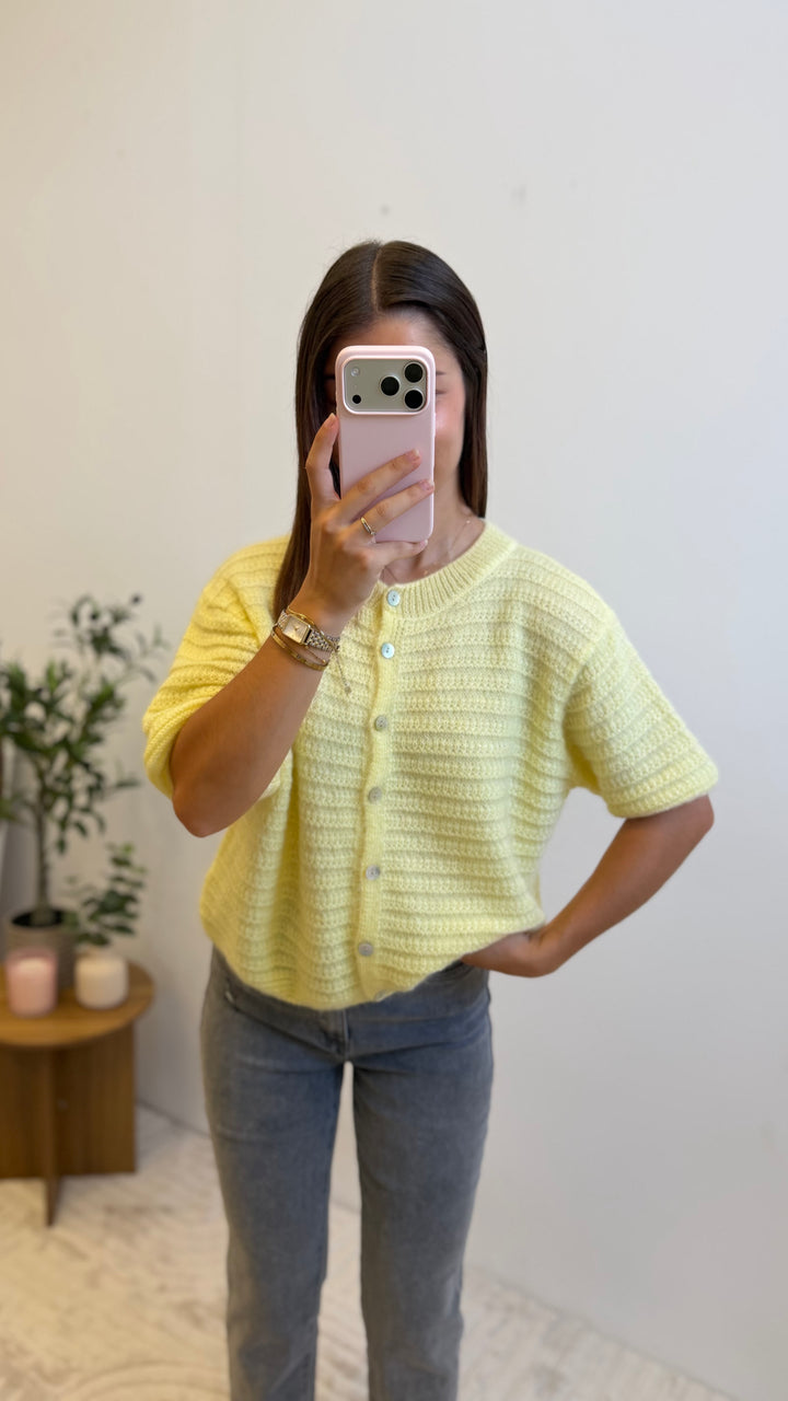 Gilet Constance - Jaune Paula