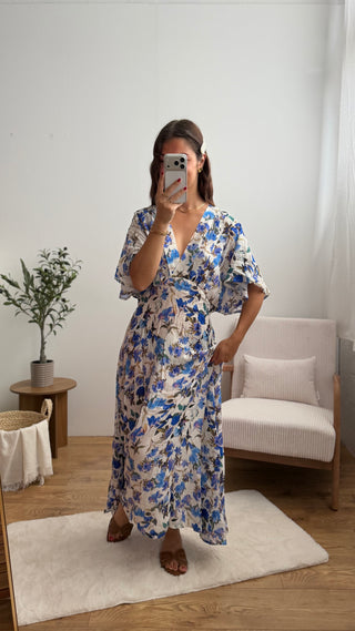 Robe mila - bleu roi Paula