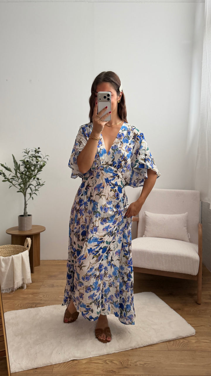 Robe mila - bleu roi Paula