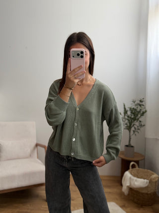 Gilet Paloma - Kaki Paula