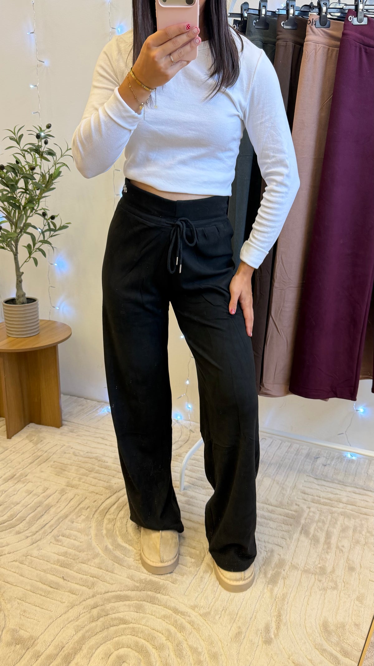 Pantalons Cosy - Noir Paula