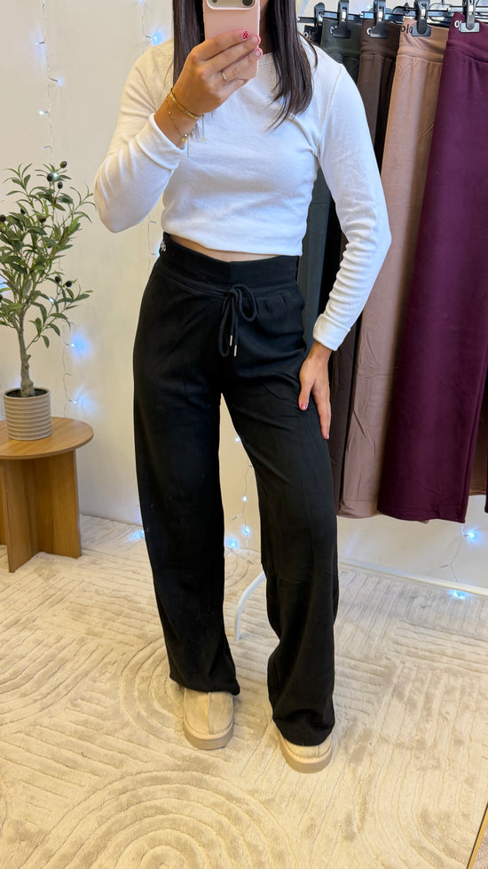 Pantalons Cosy - Noir Paula