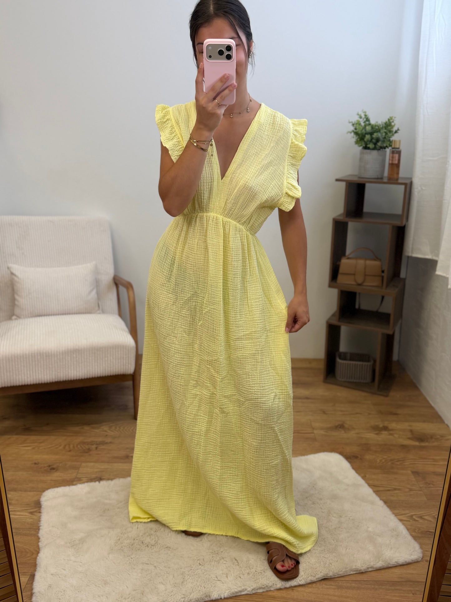 Robe Stella - Jaune Paula