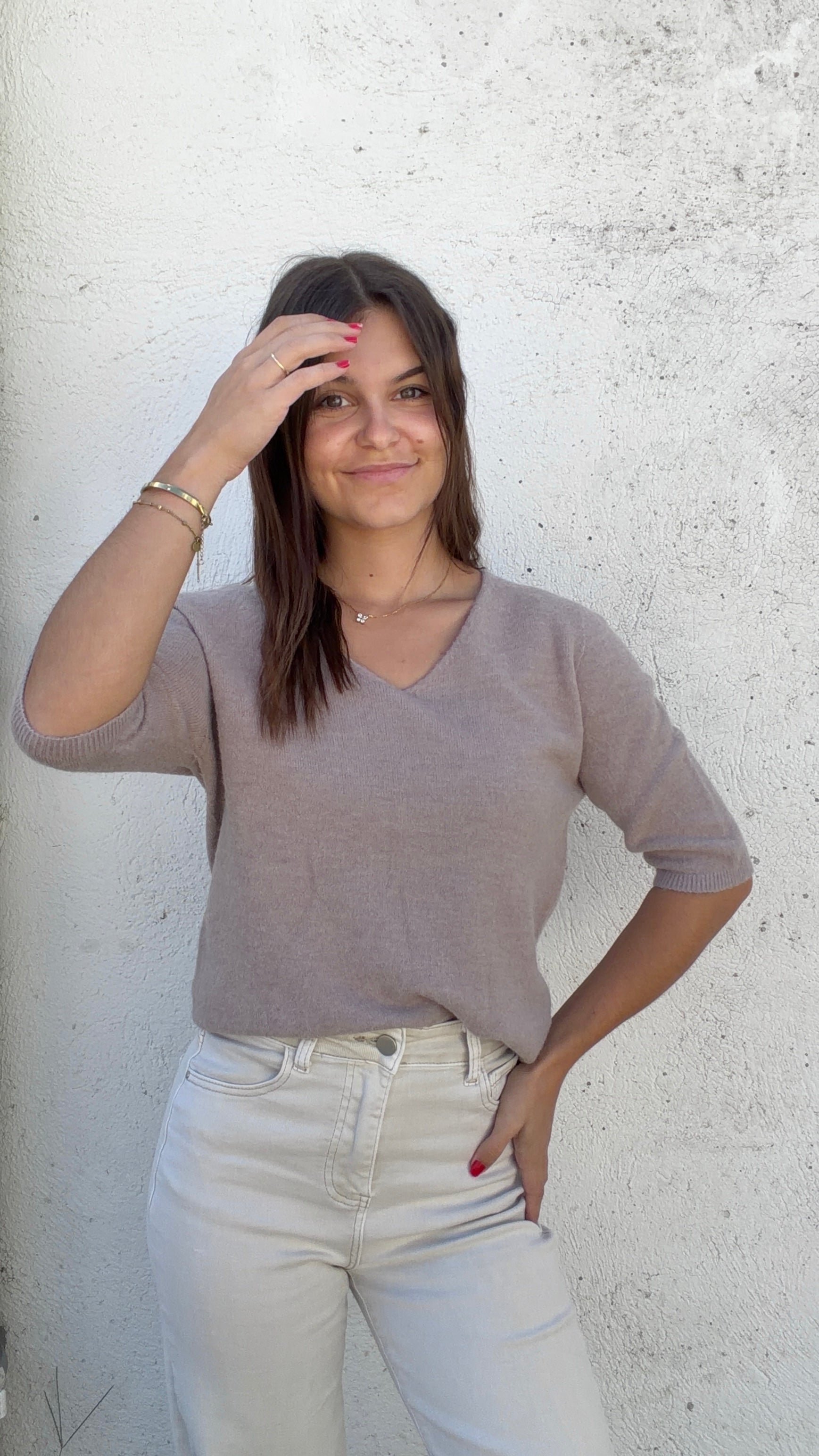Pull Romy - Taupe Paula