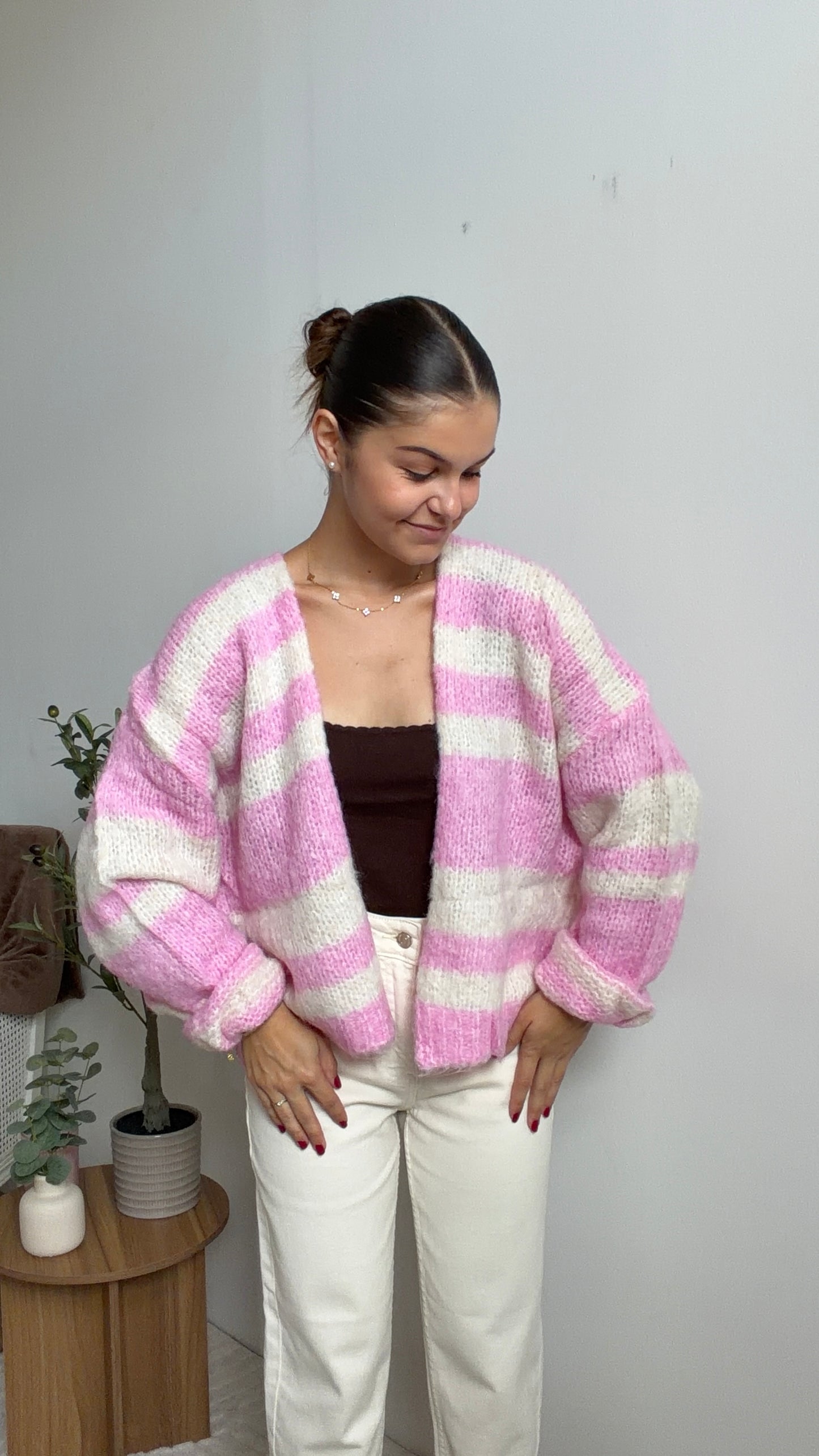 Gilet Sasha - rose Paula