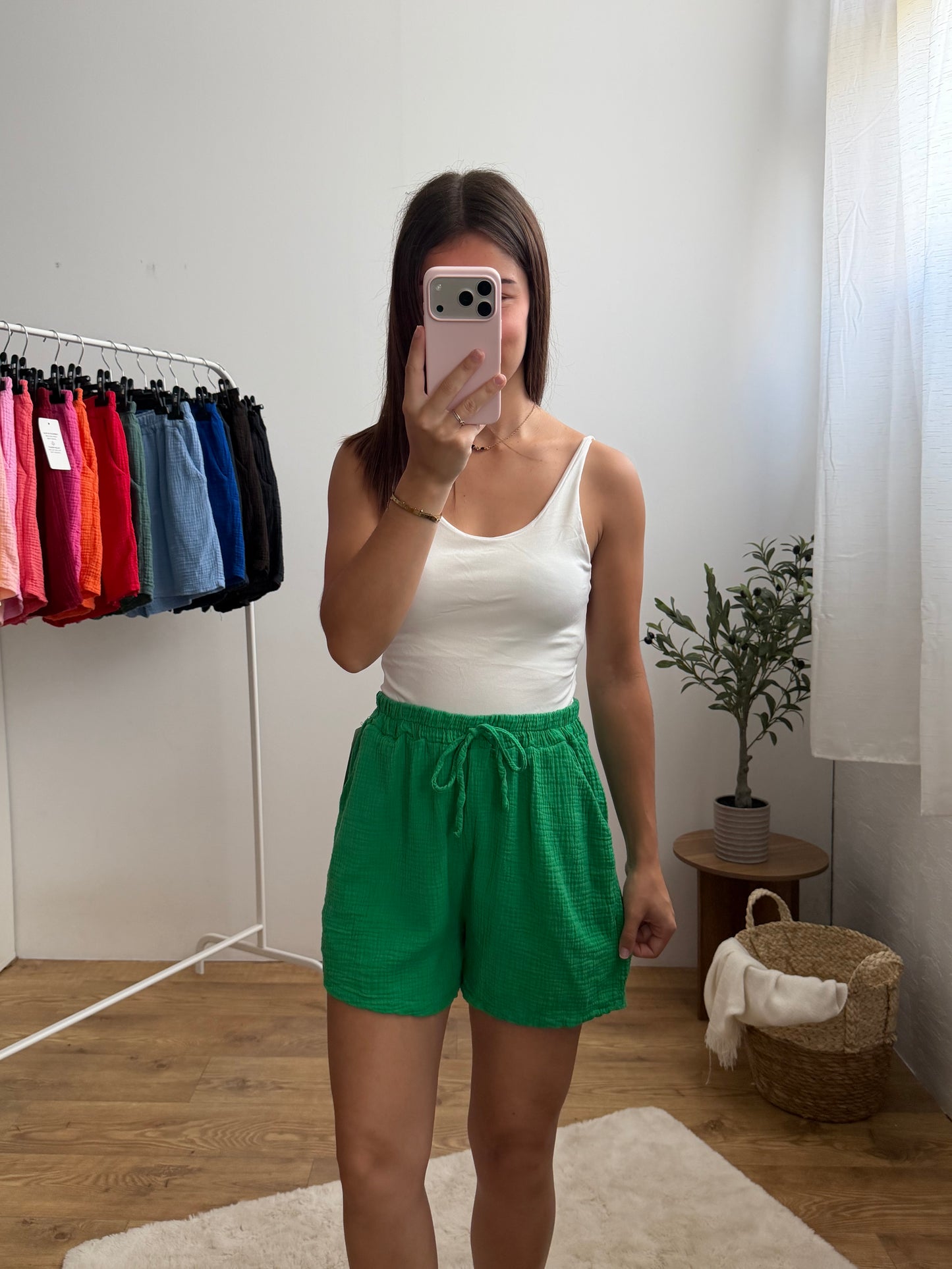 Short gaze de coton - (18 coloris) Paula