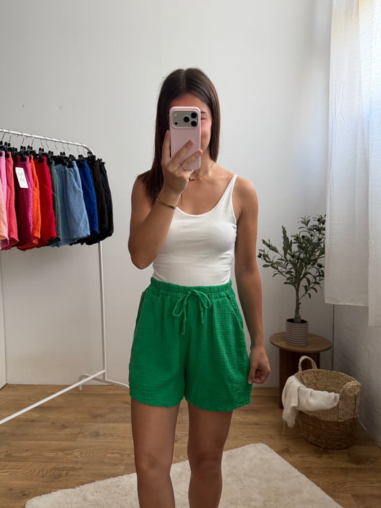 Short gaze de coton - (18 coloris) Paula
