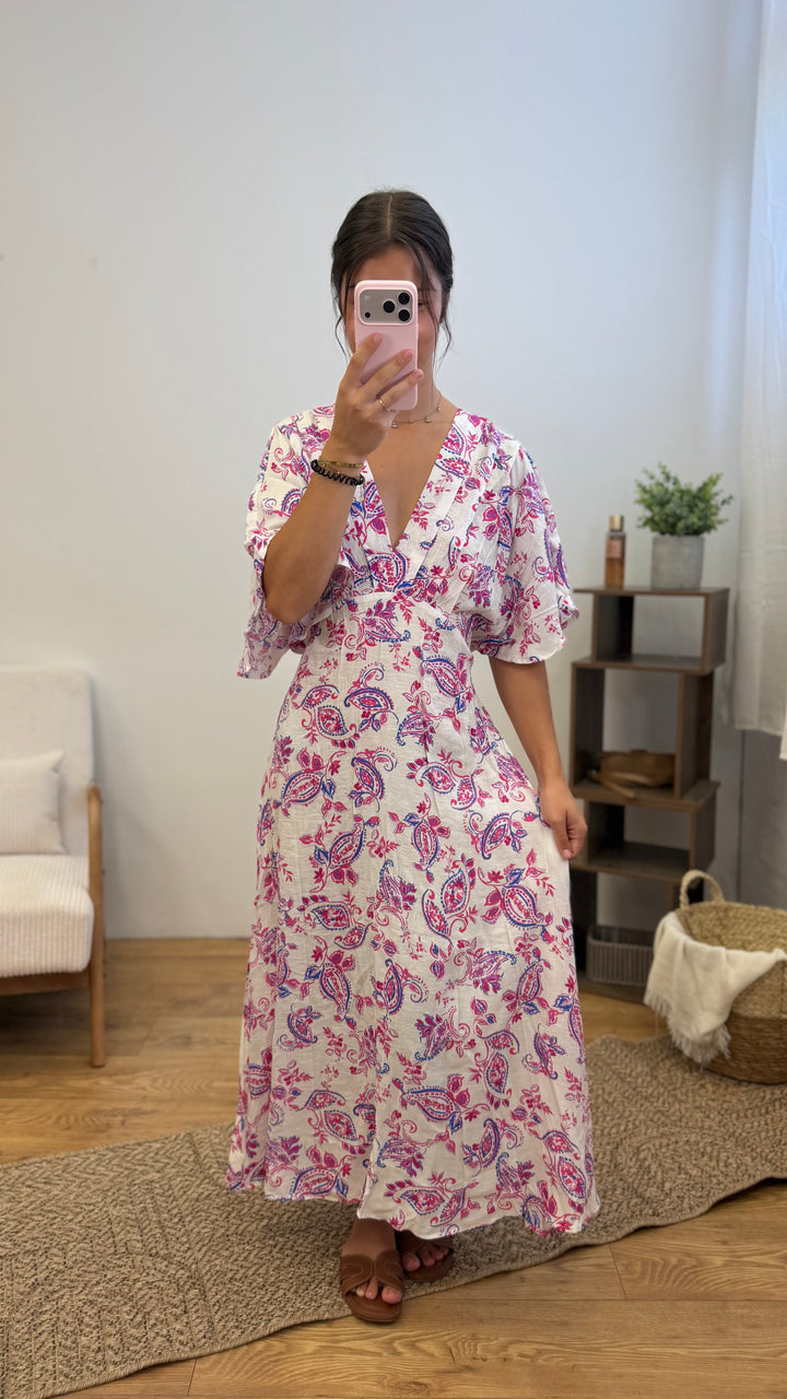 Robe mila - Mauve Paula