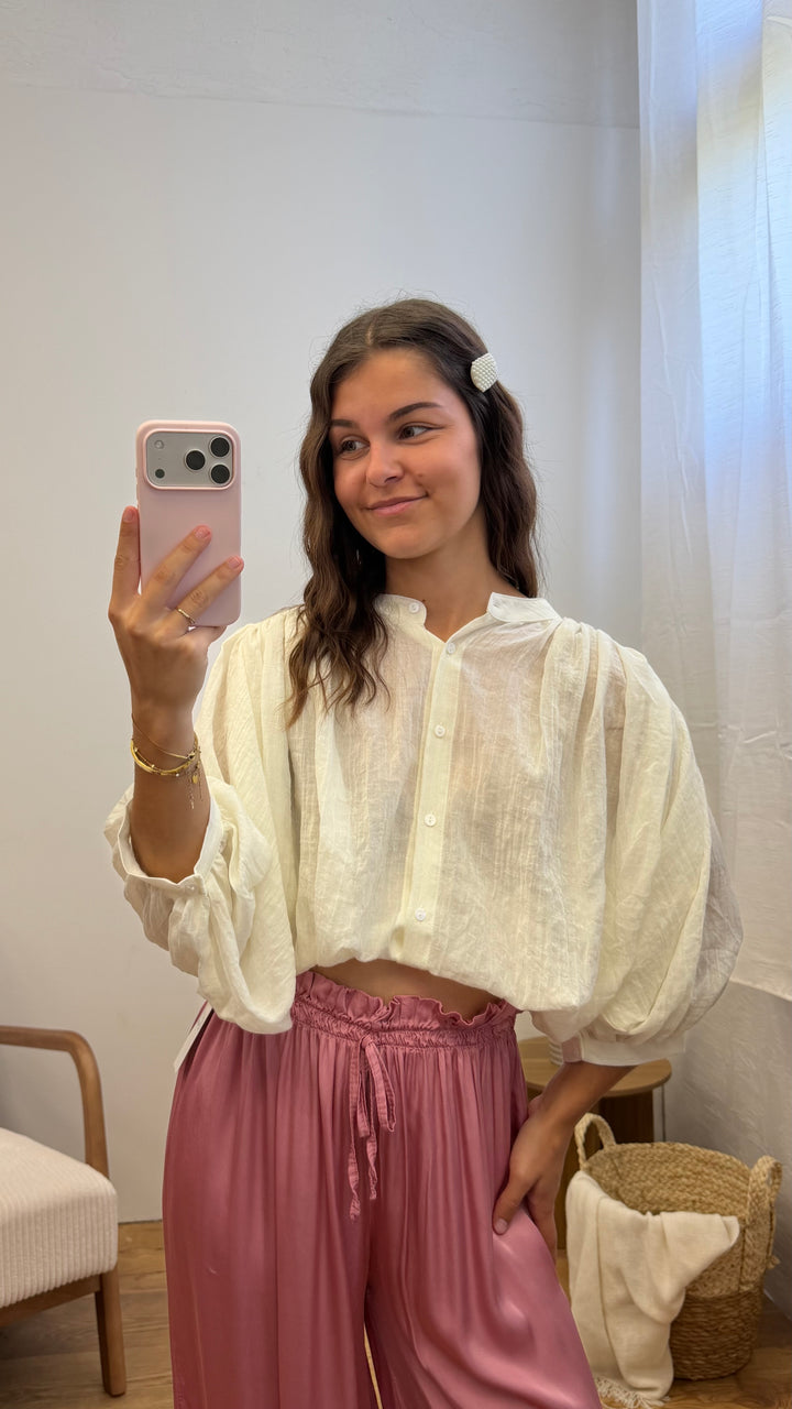 Blouse Ninon - Ecru Paula
