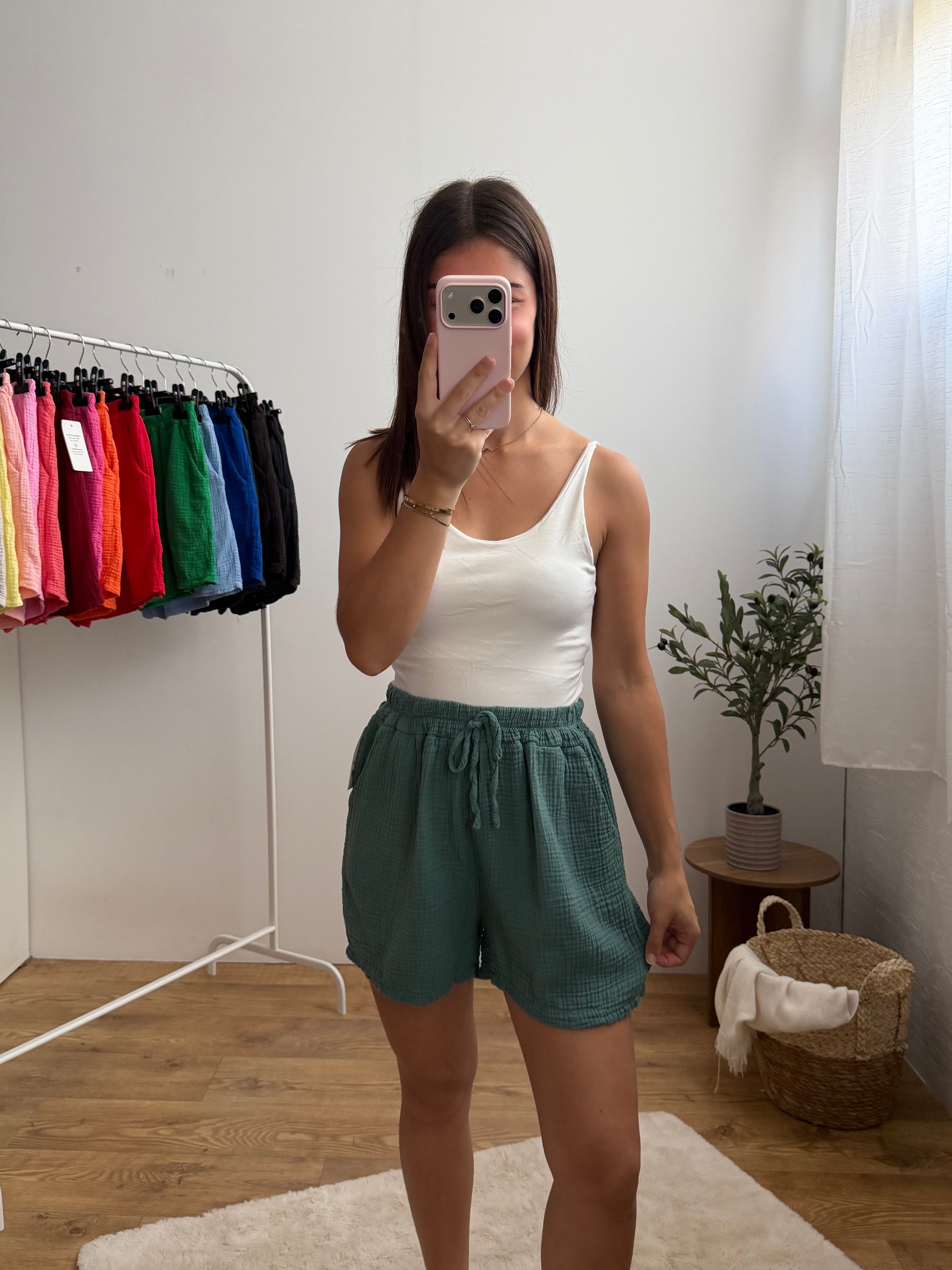 Short gaze de coton - (18 coloris) Paula
