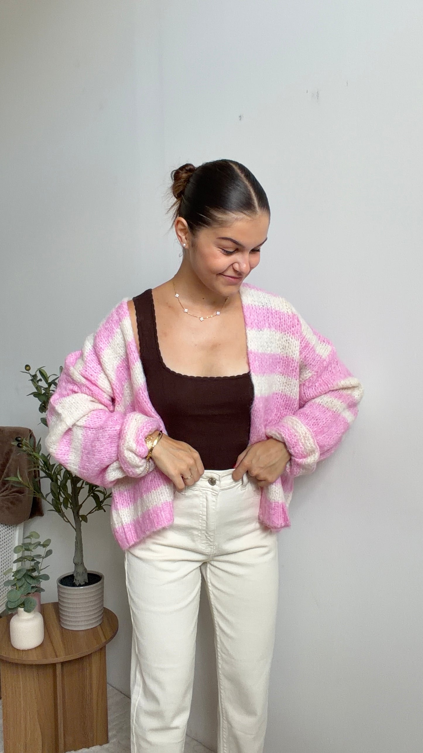 Gilet Sasha - rose Paula
