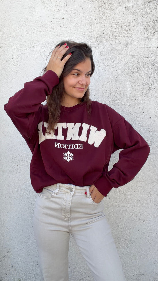 Sweat Winter - Bordeaux Paula