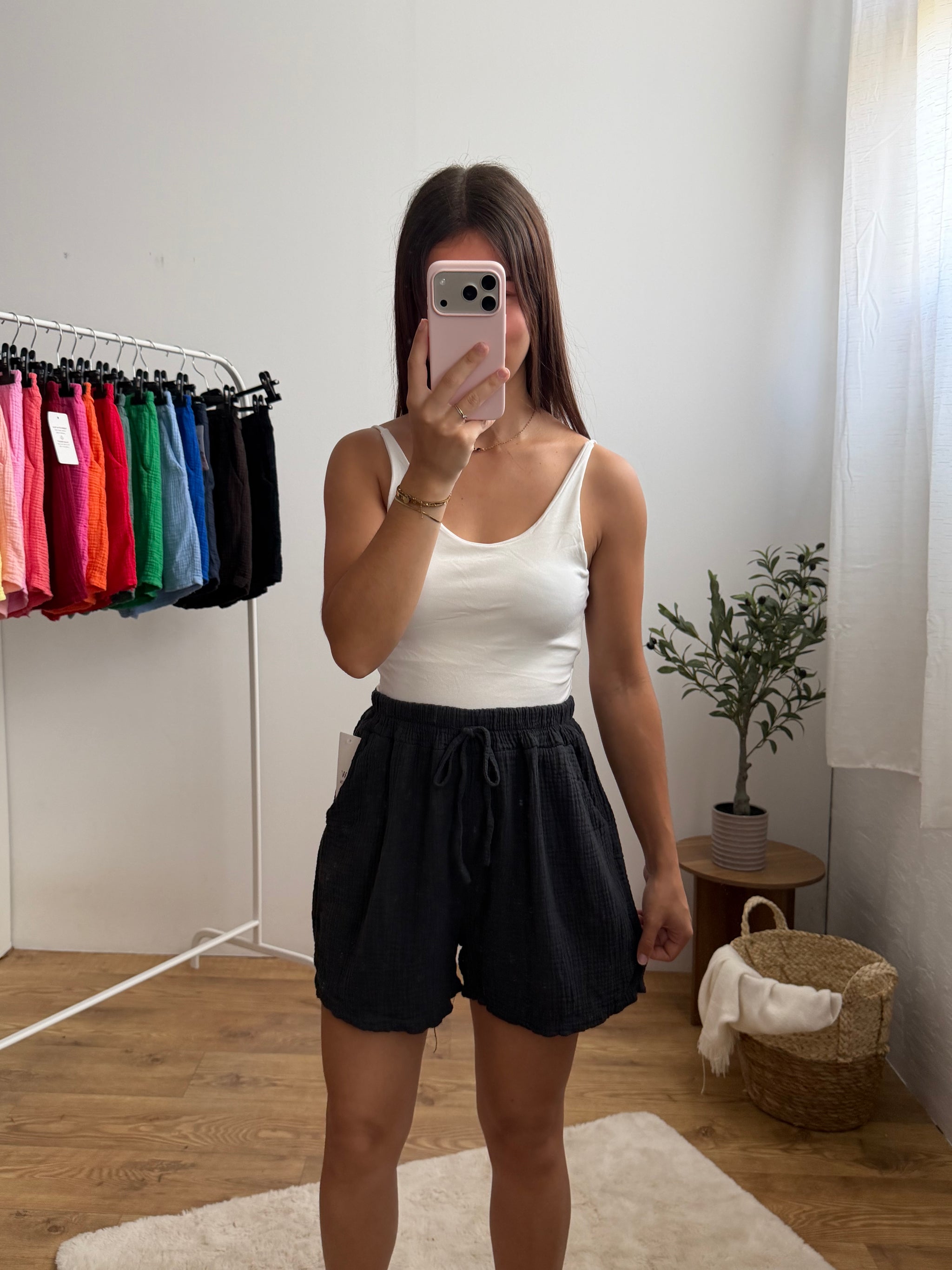 Short gaze de coton - (18 coloris) Paula