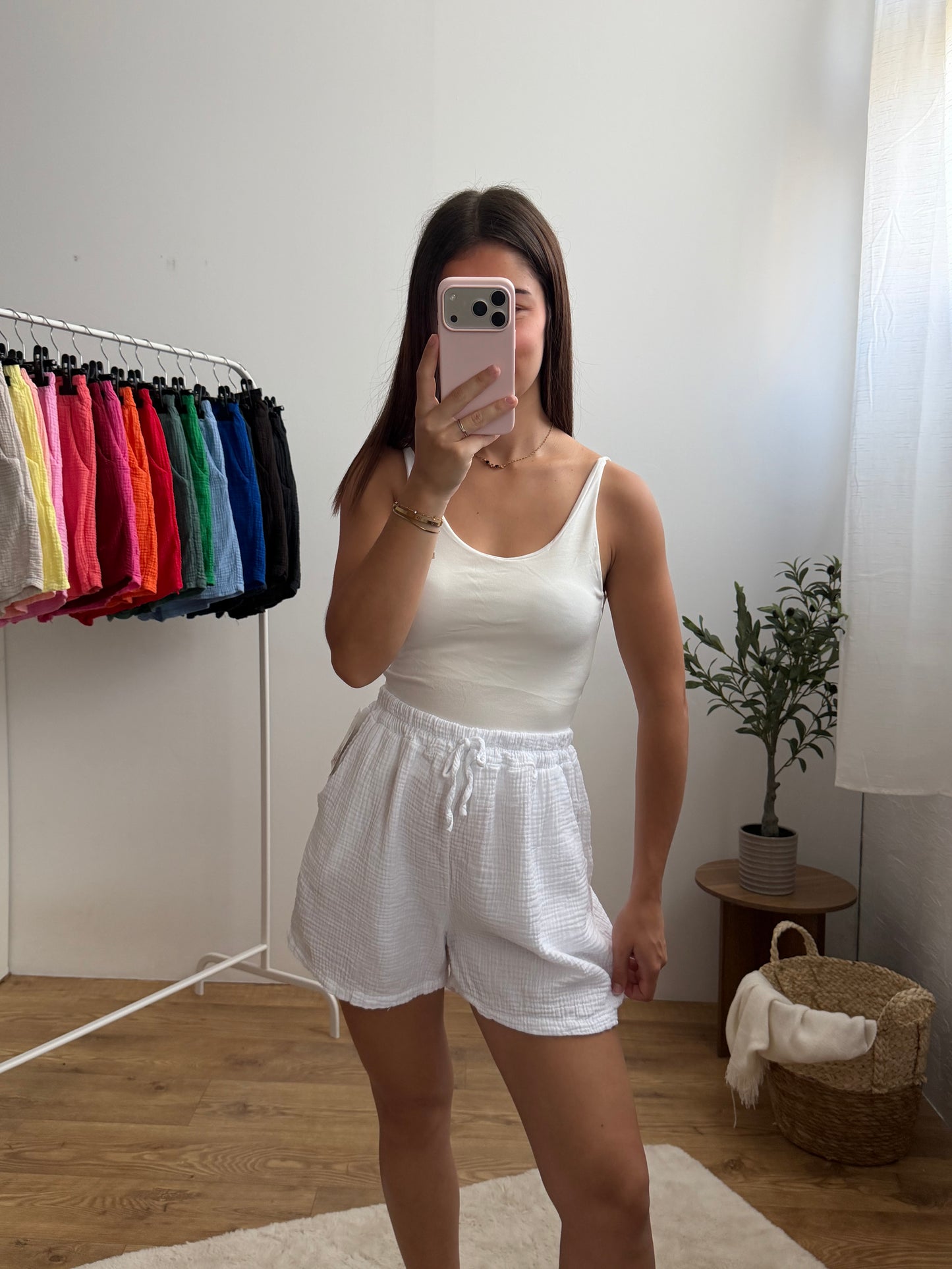 Short gaze de coton - (18 coloris) Paula