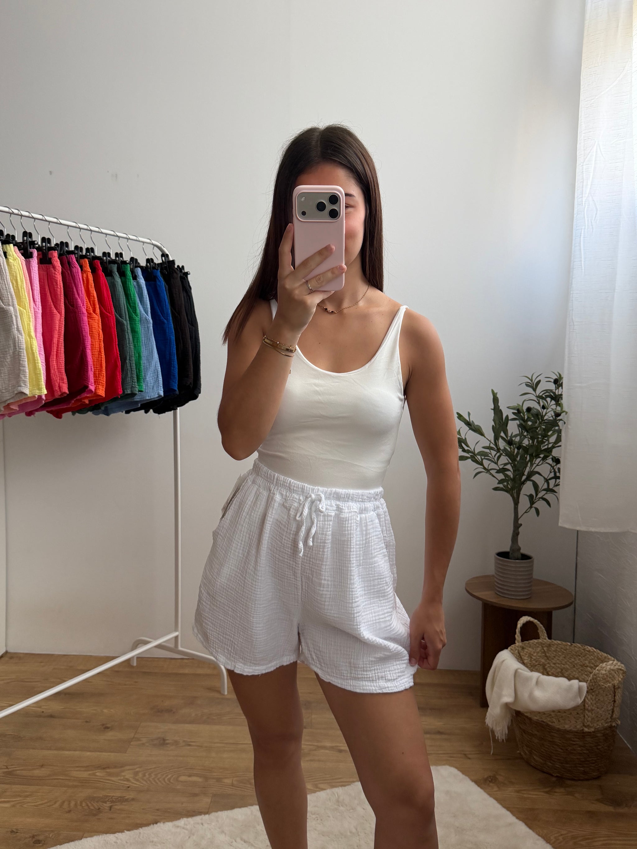 Short gaze de coton - (18 coloris) Paula