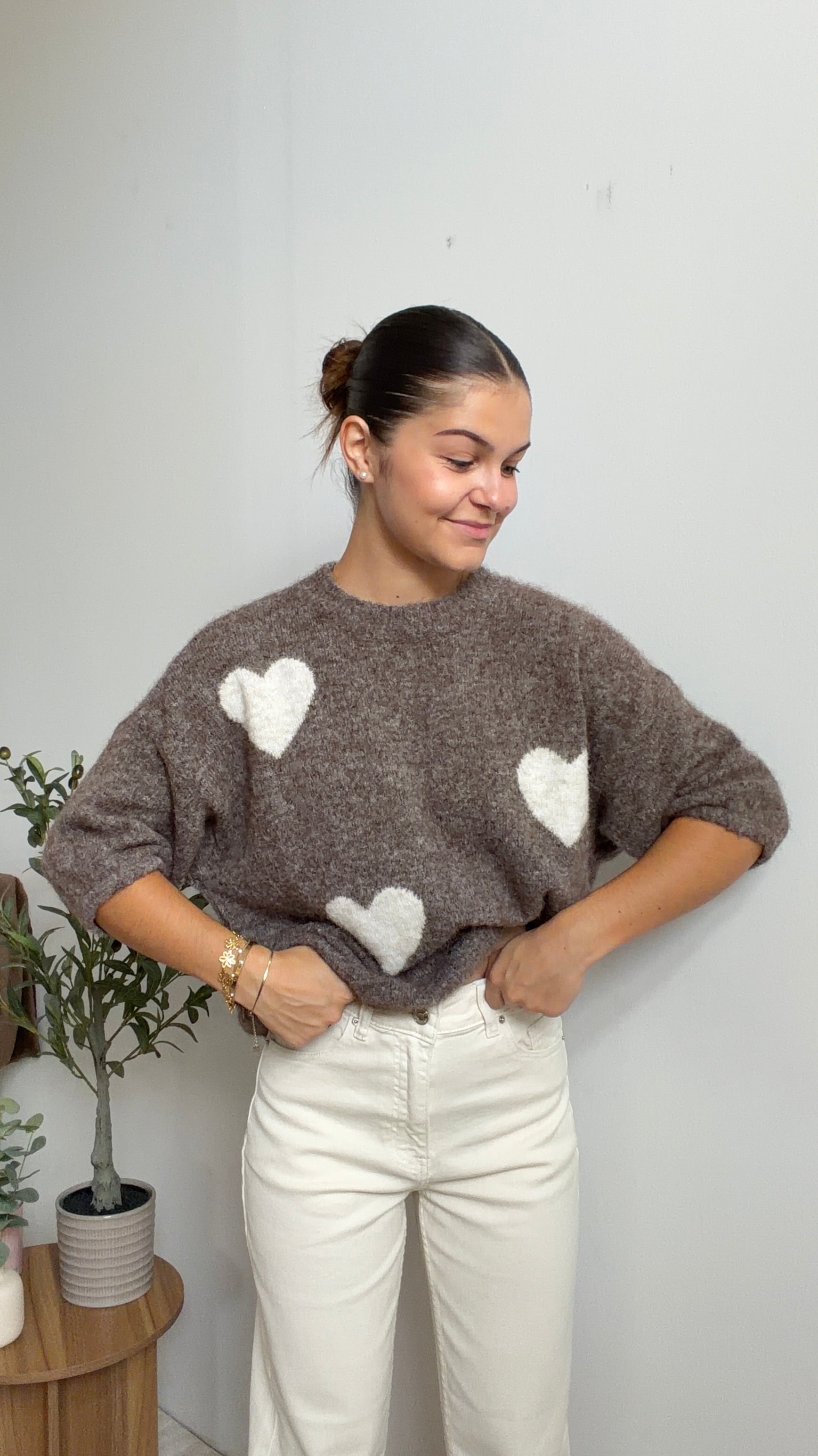 Pull Kiara - chocolat Paula