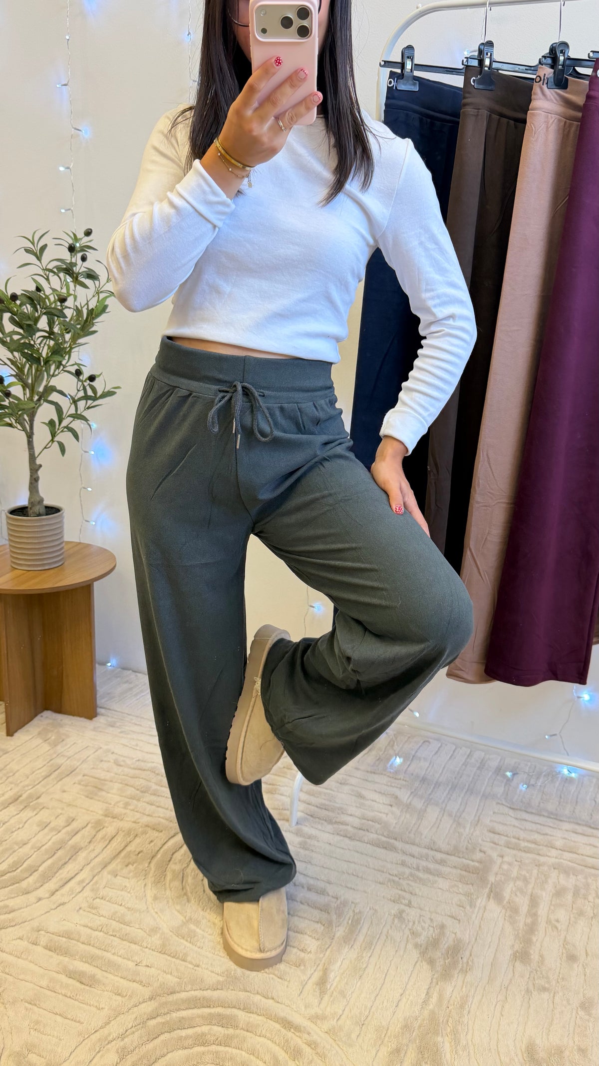 Pantalons Cosy - Gris Paula