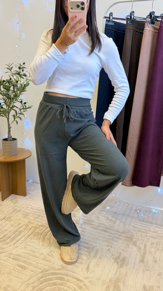 Pantalons Cosy - Gris Paula