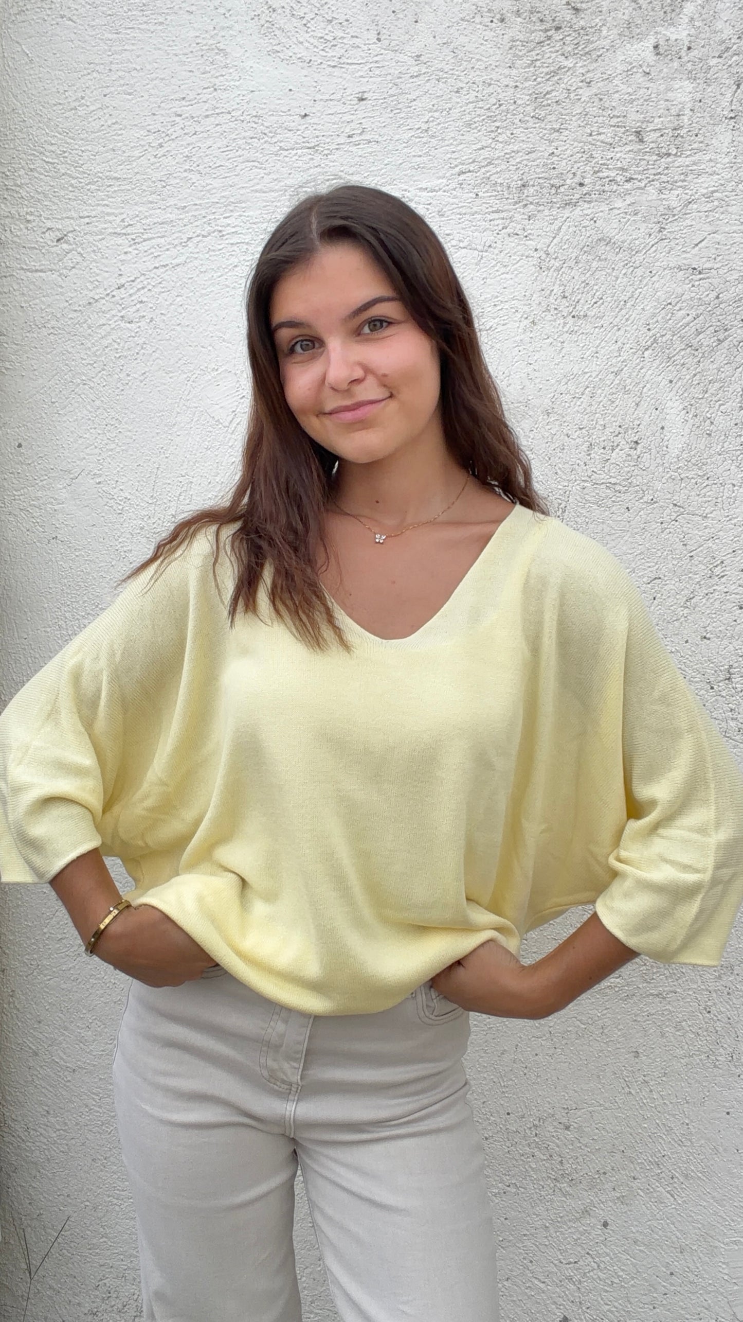 Pull Lola - Jaune Paula