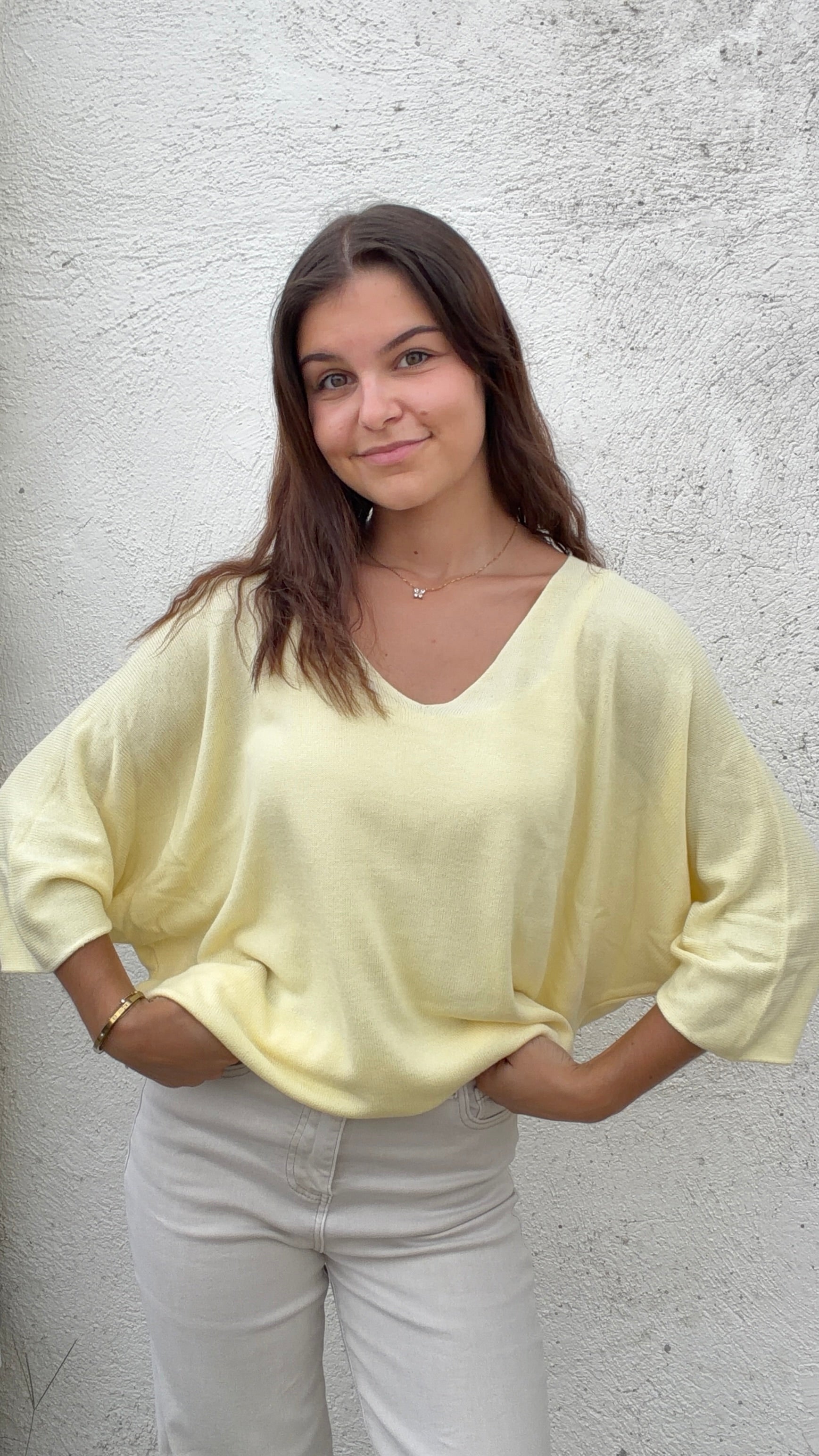 Pull Lola - Jaune Paula