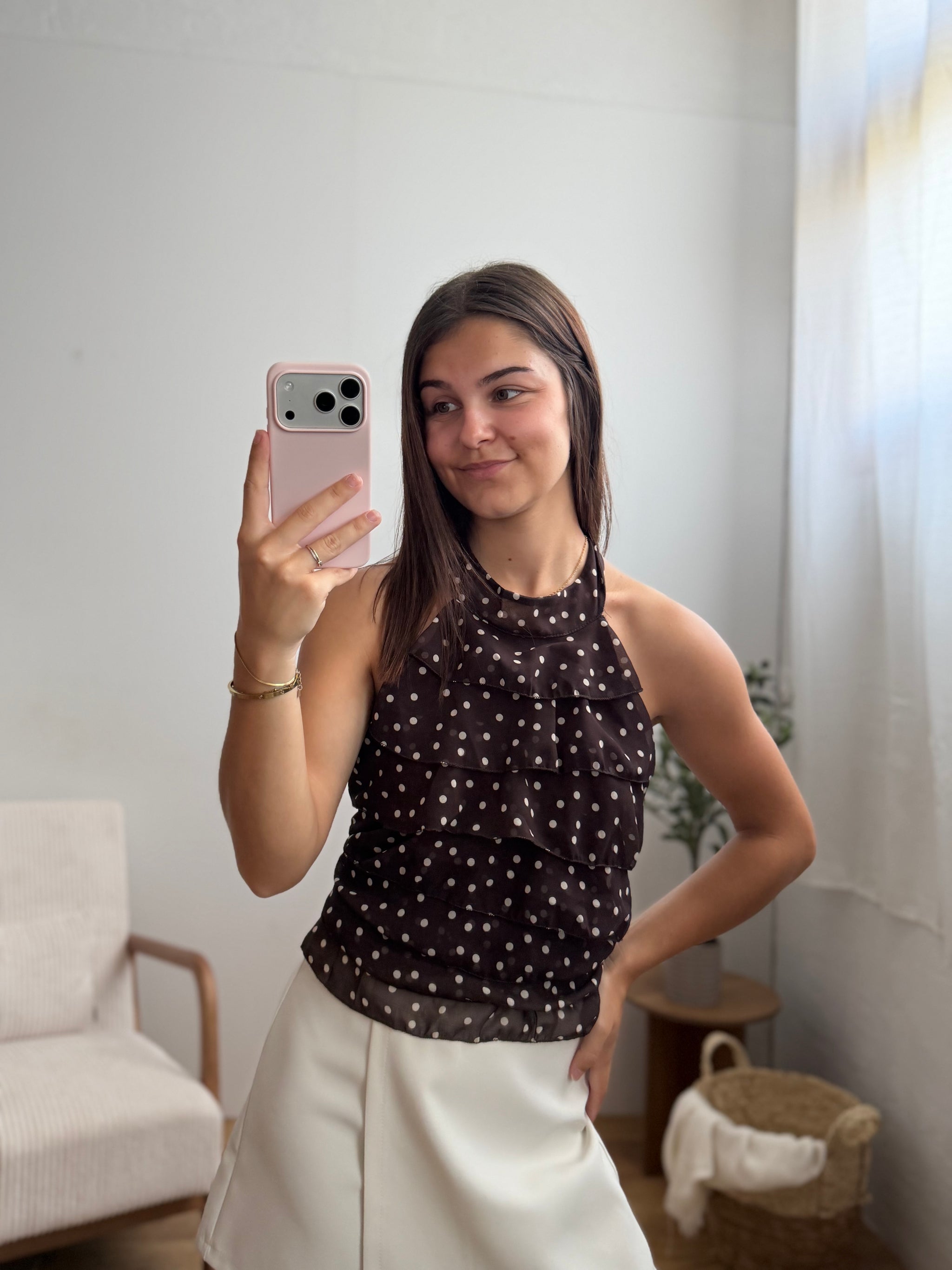 Top à pois Paula
