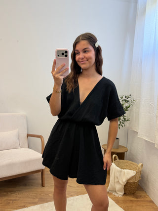 Combishort gaze de coton (10 coloris) Paula