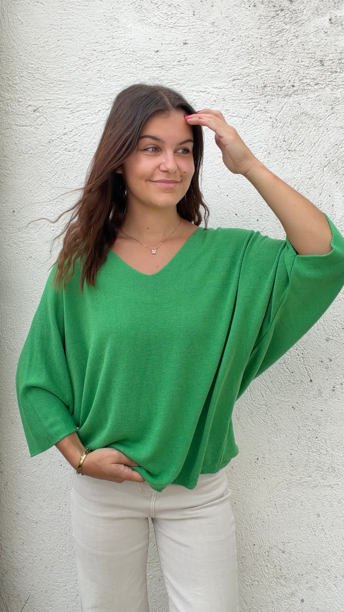 Pull Lola - Vert Paula