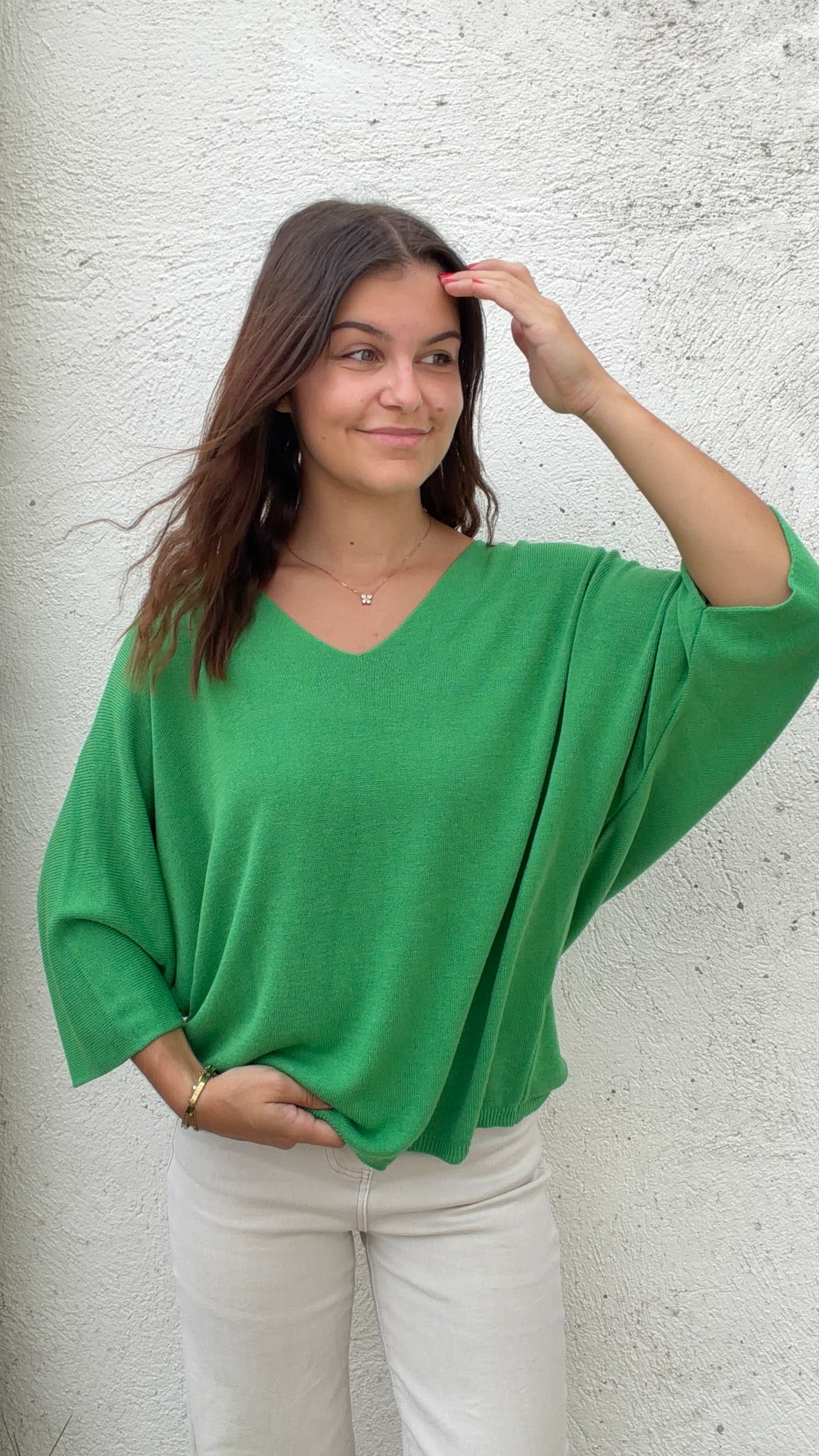 Pull Lola - Vert Paula