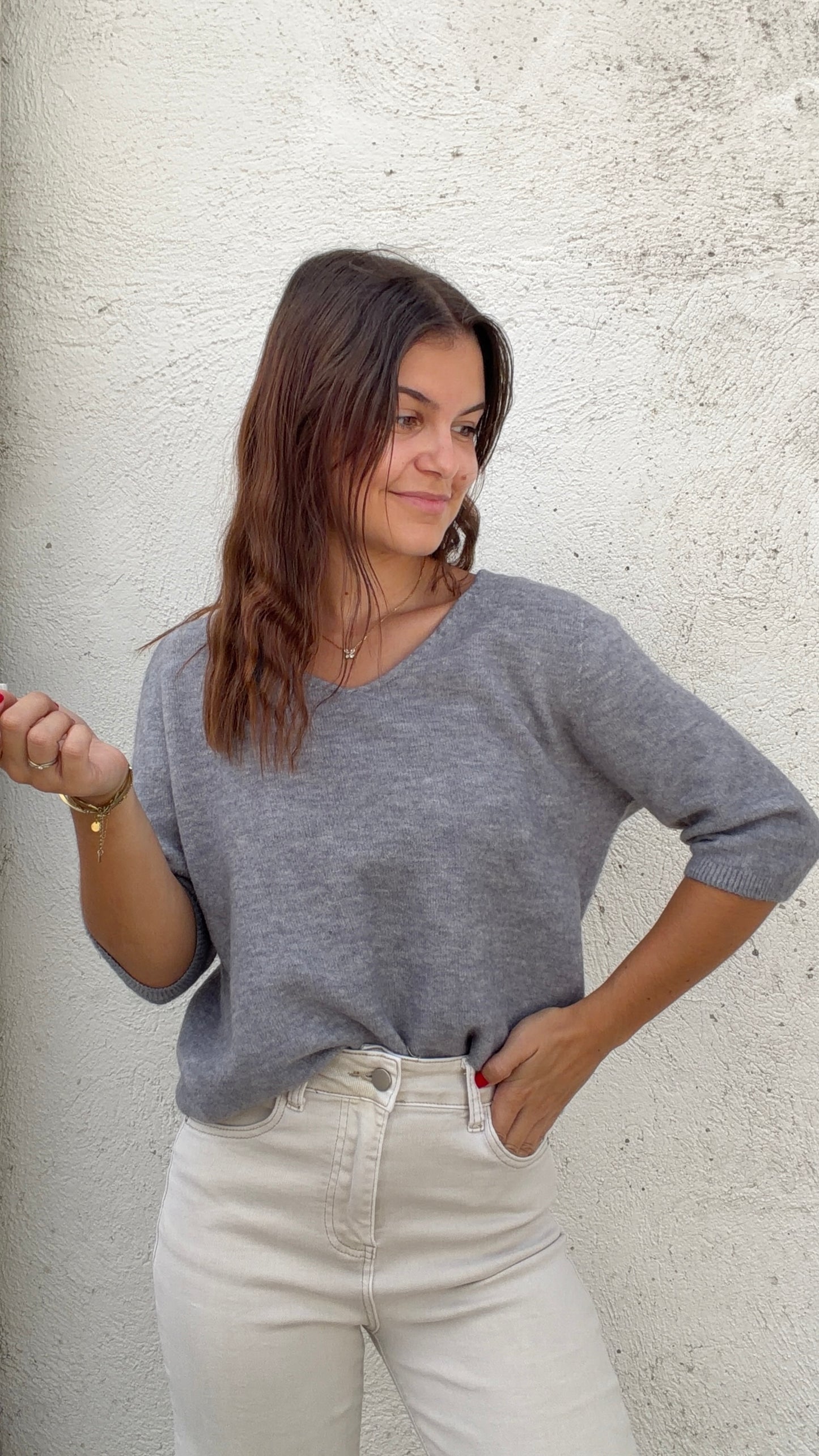 Pull Romy - Gris Paula