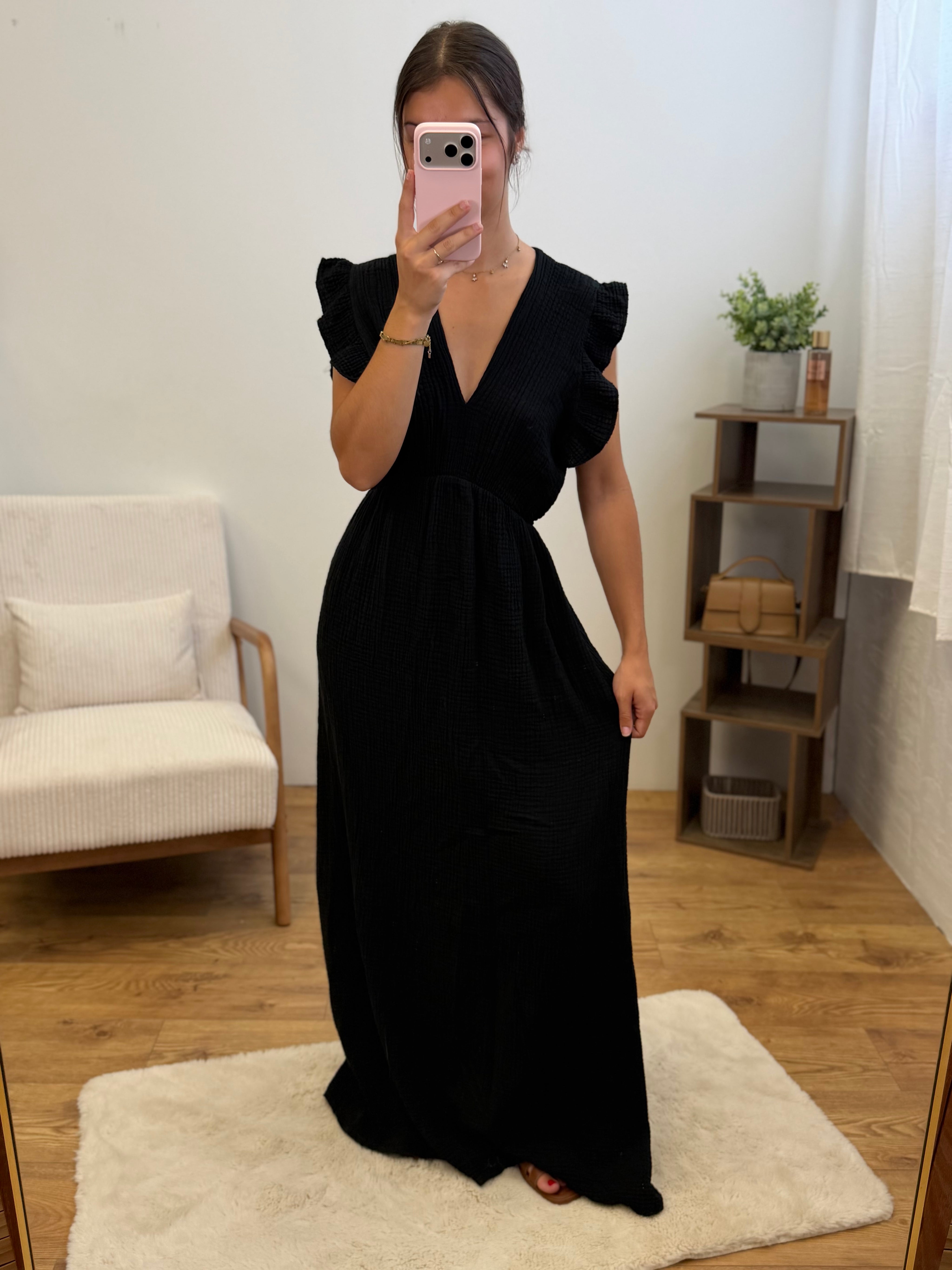 Robe Stella - Noir Paula