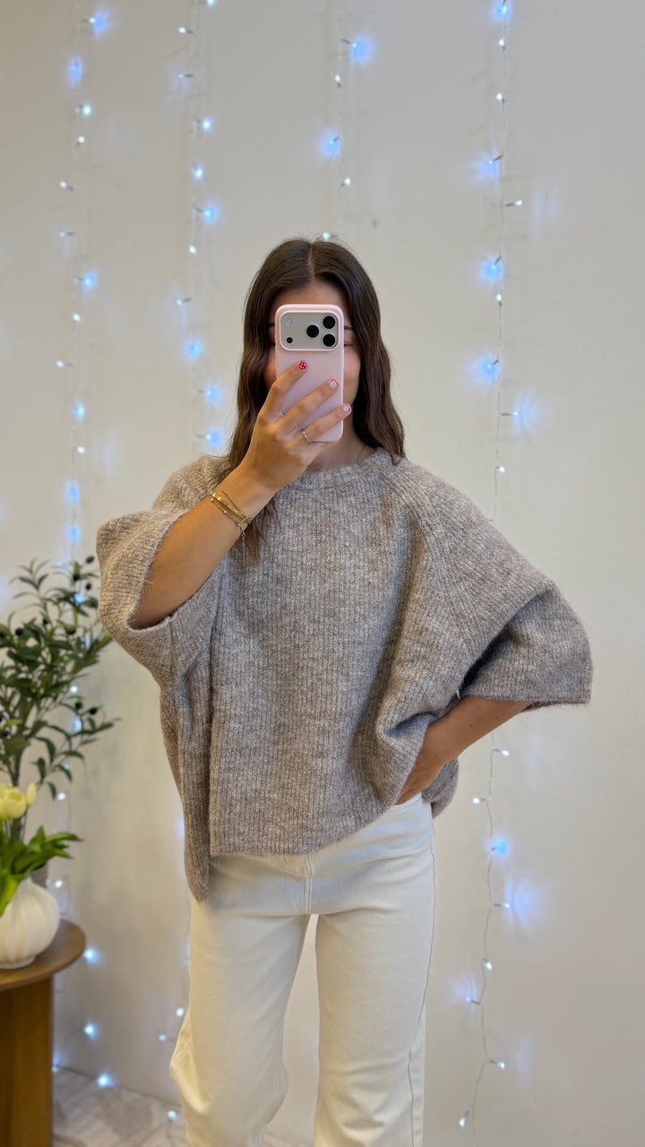 Pull Alice - Taupe Paula