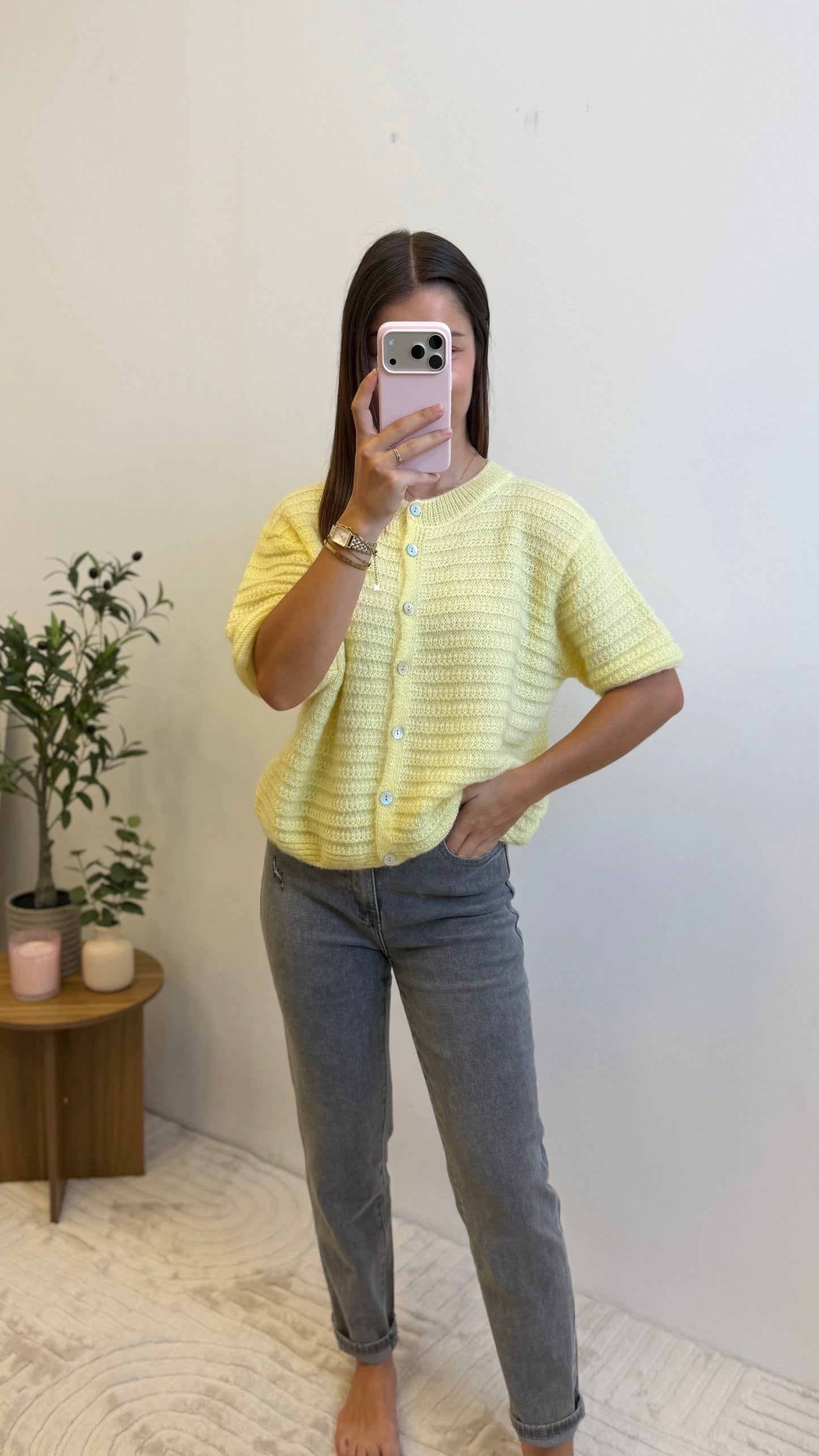 Gilet Constance - Jaune Paula
