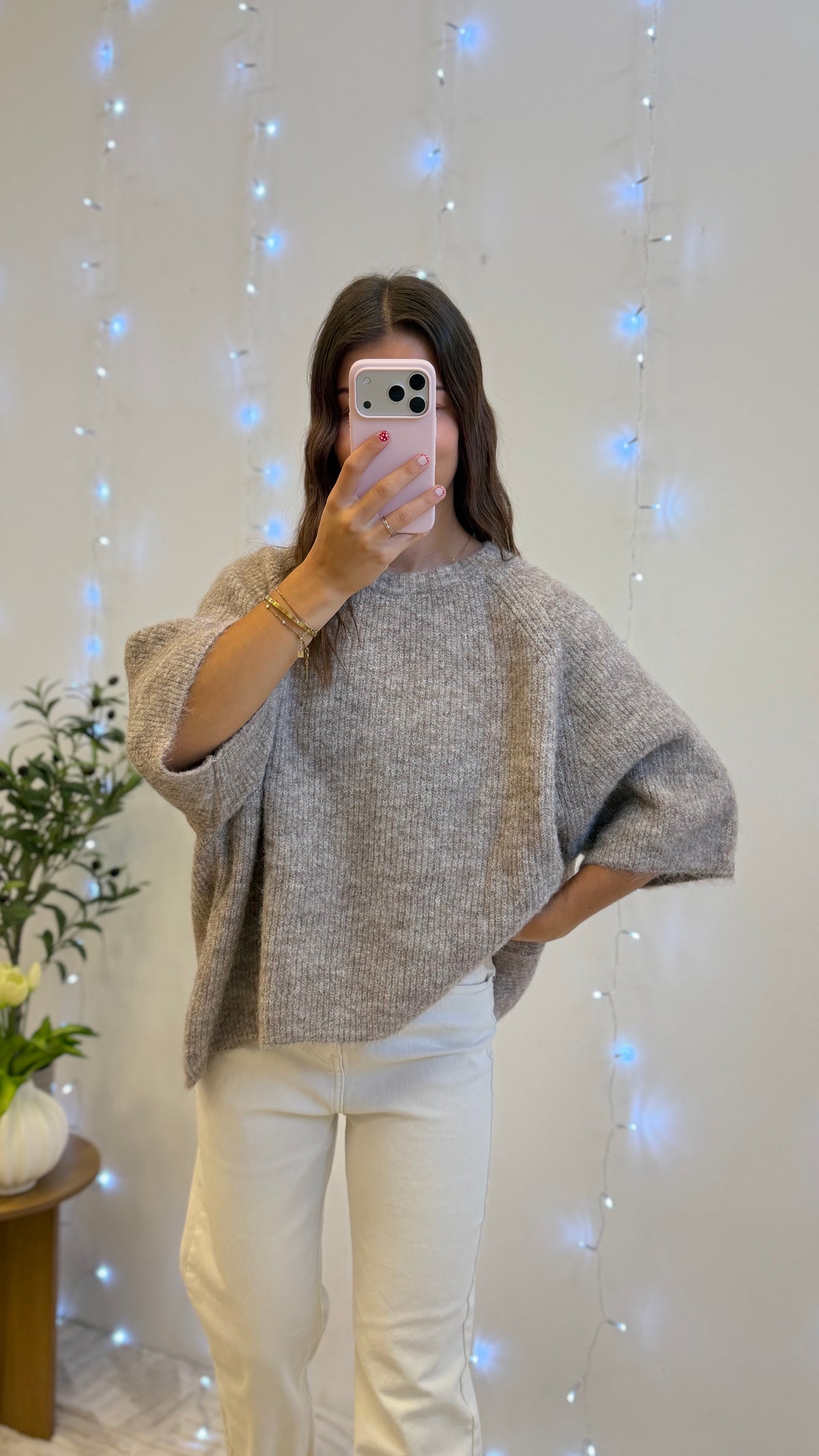 Pull Alice - Taupe Paula