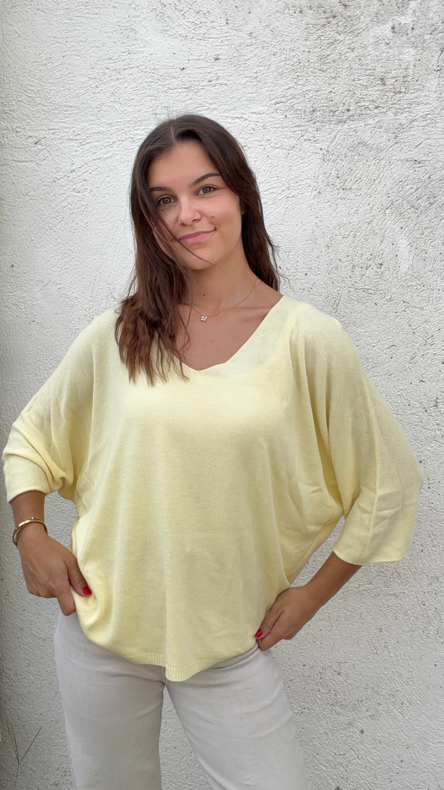 Pull Lola - Jaune Paula