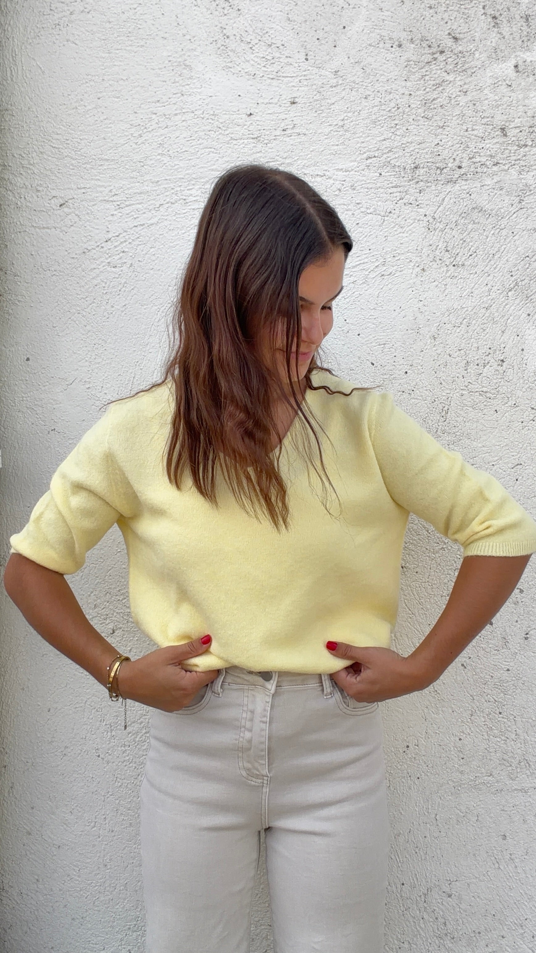 Pull Romy - Jaune Paula