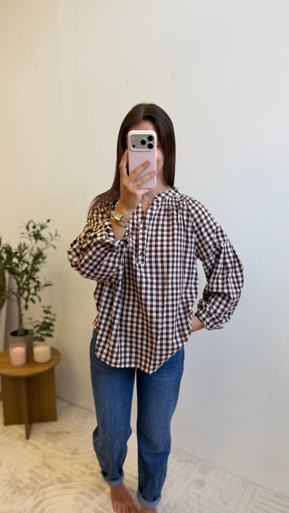 Chemise Agathe - Marron Paula