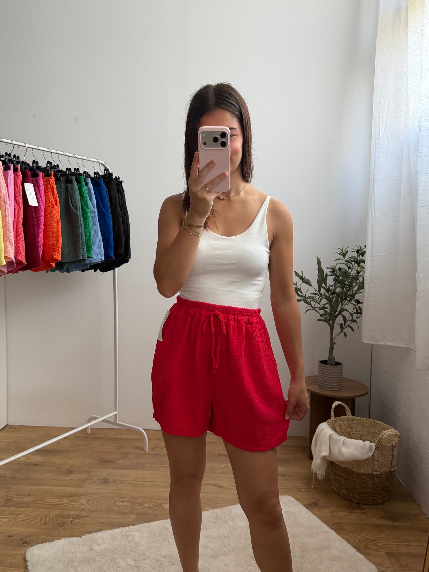 Short gaze de coton - (18 coloris) Paula
