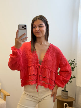 Blouse Evy - Corail Paula