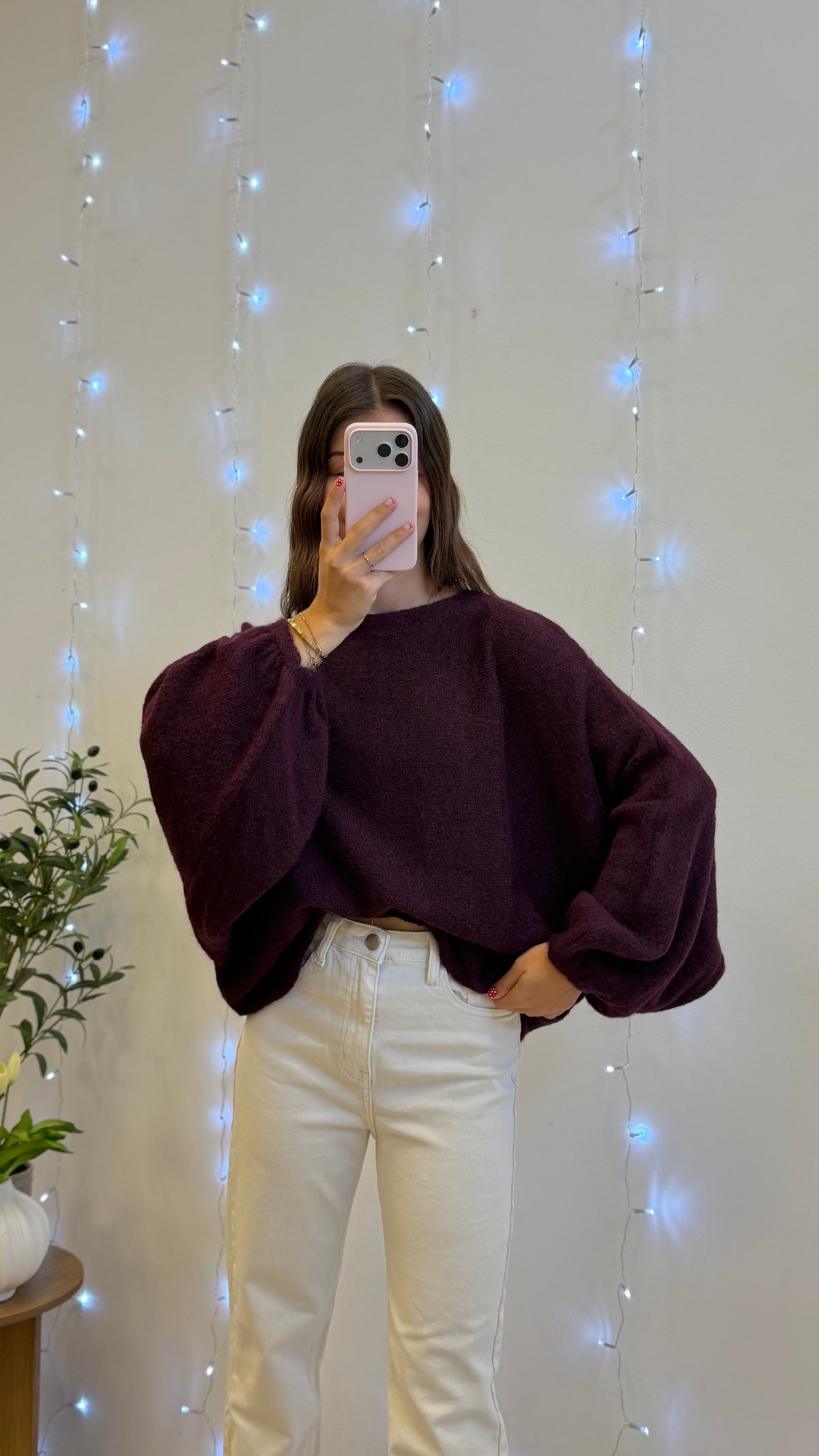 Pull Fiona - bordeaux (LONG) Paula
